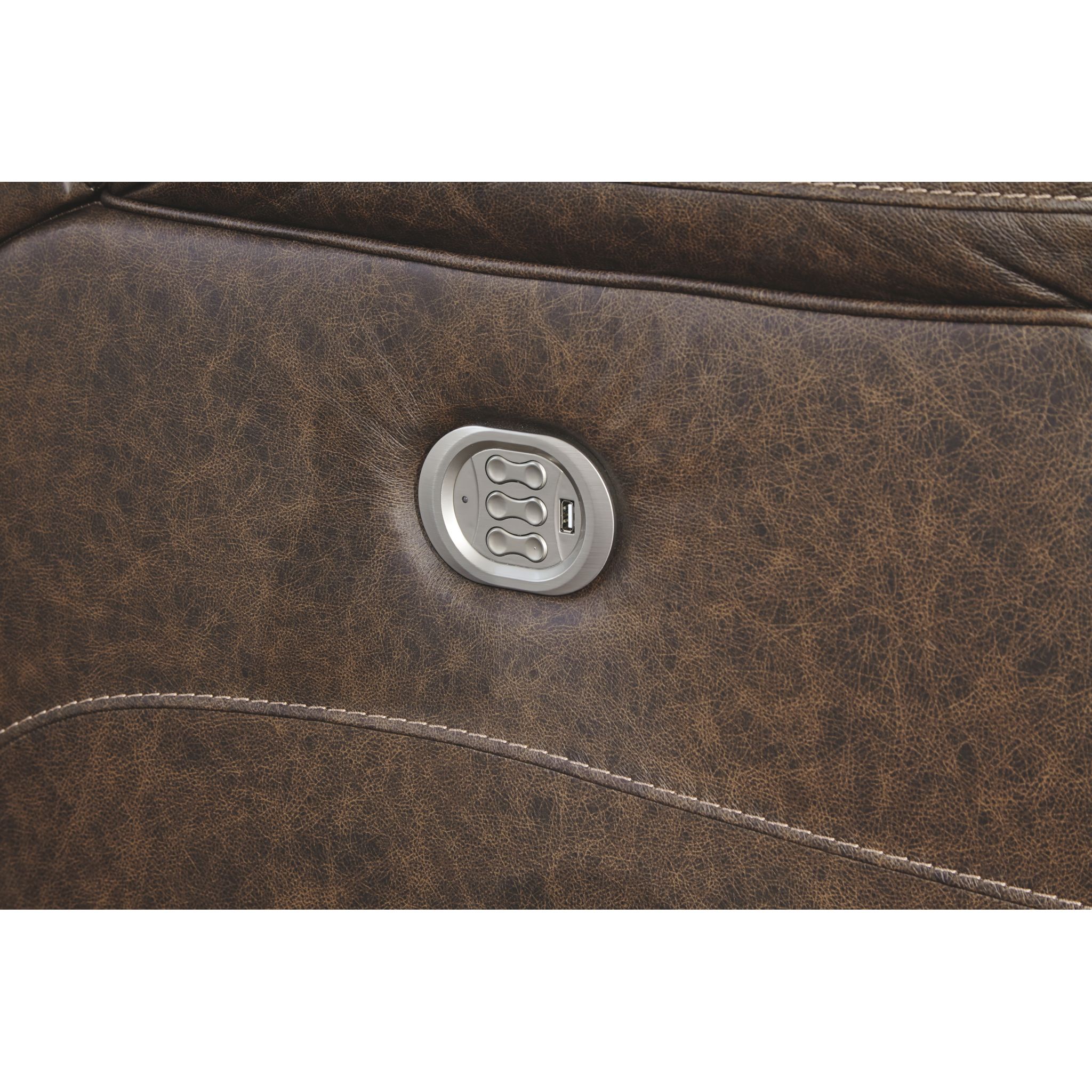 Wurstrow Power Recliner with Adjustable Headrest - Umber - Gallery Image 4