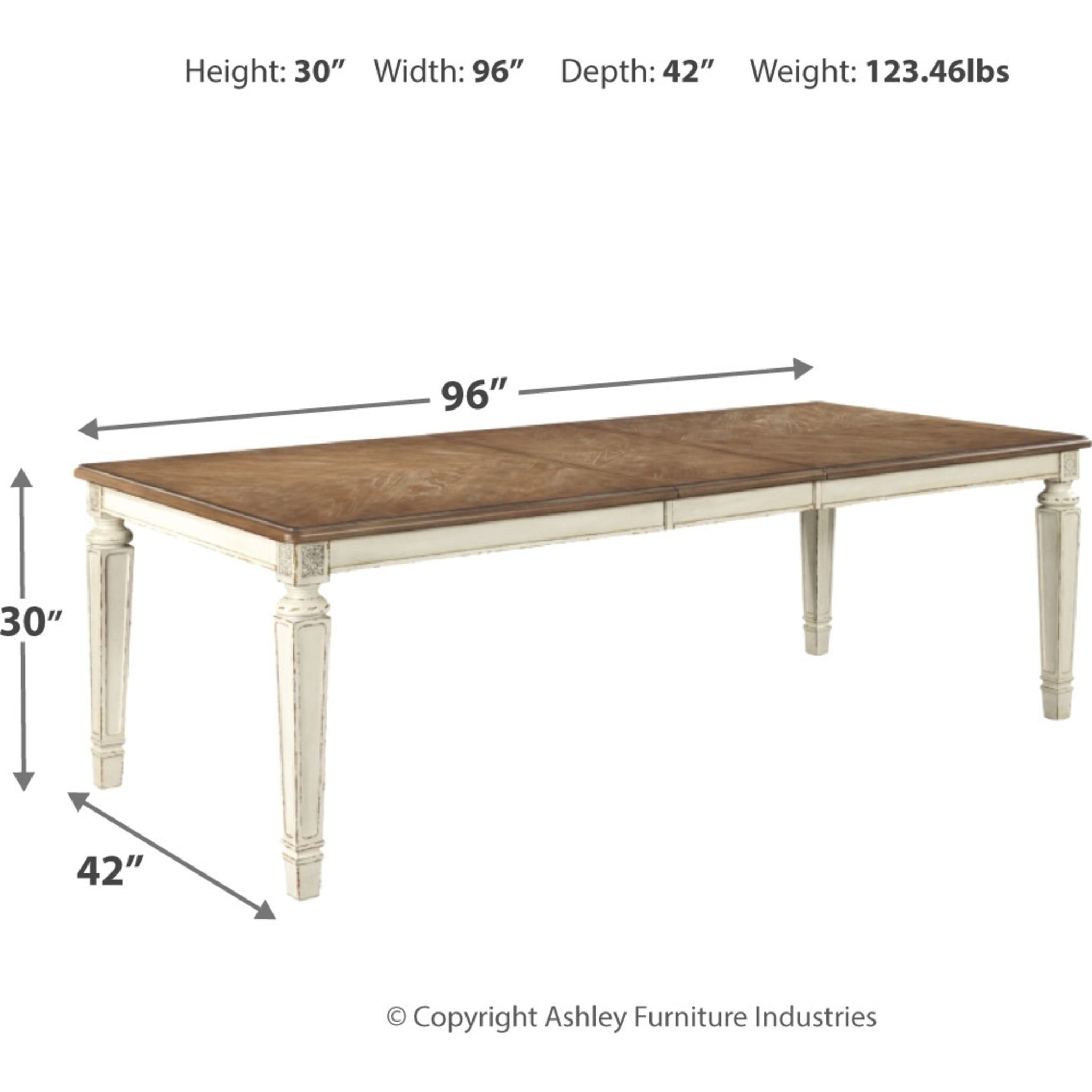Realyn Dining Extension Table - Gallery Image 10