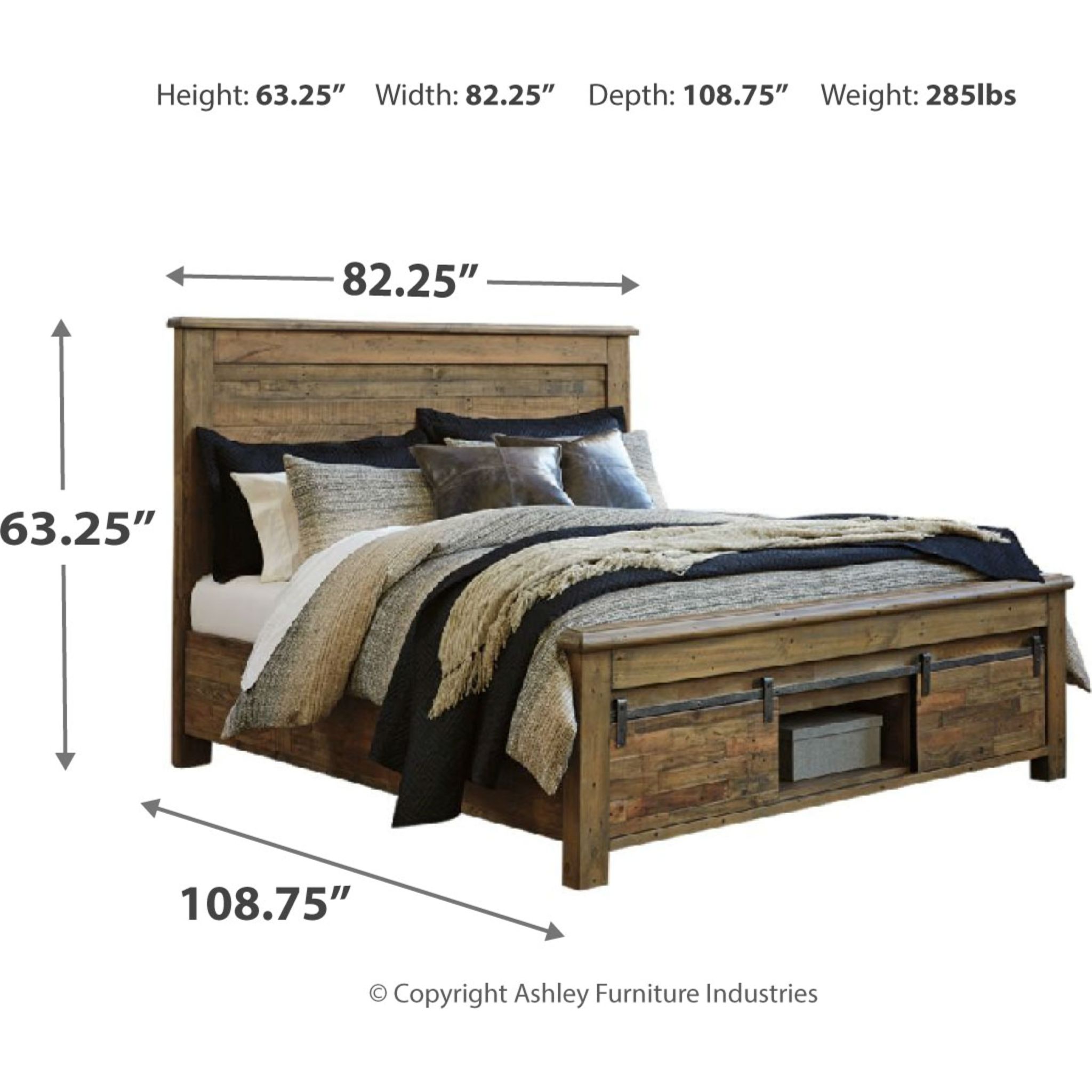 Sommerford Storage Bed - King - Gallery Image 4