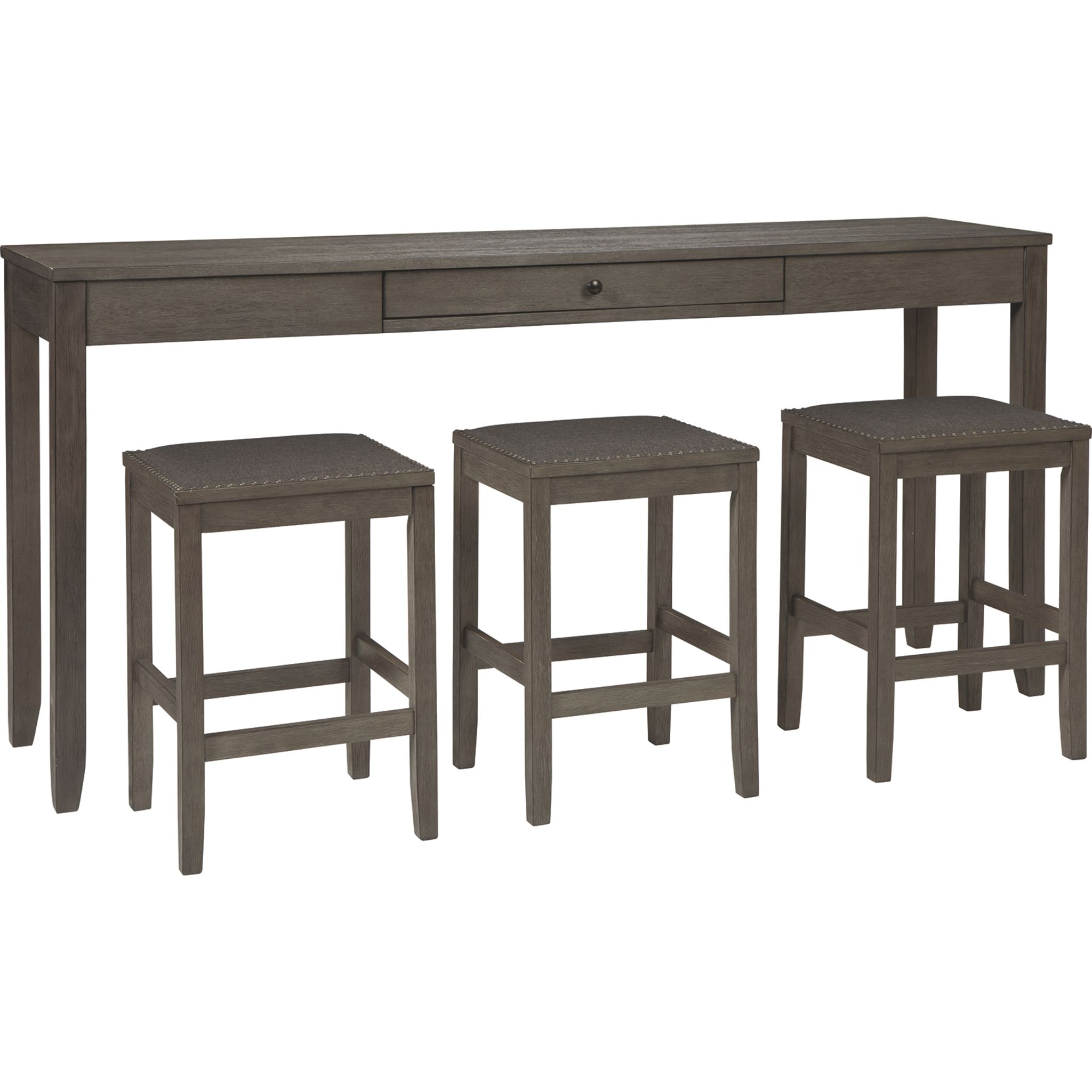 Caitbrook Counter Dining Set - Gray/4 - Piece - Gallery Image 1