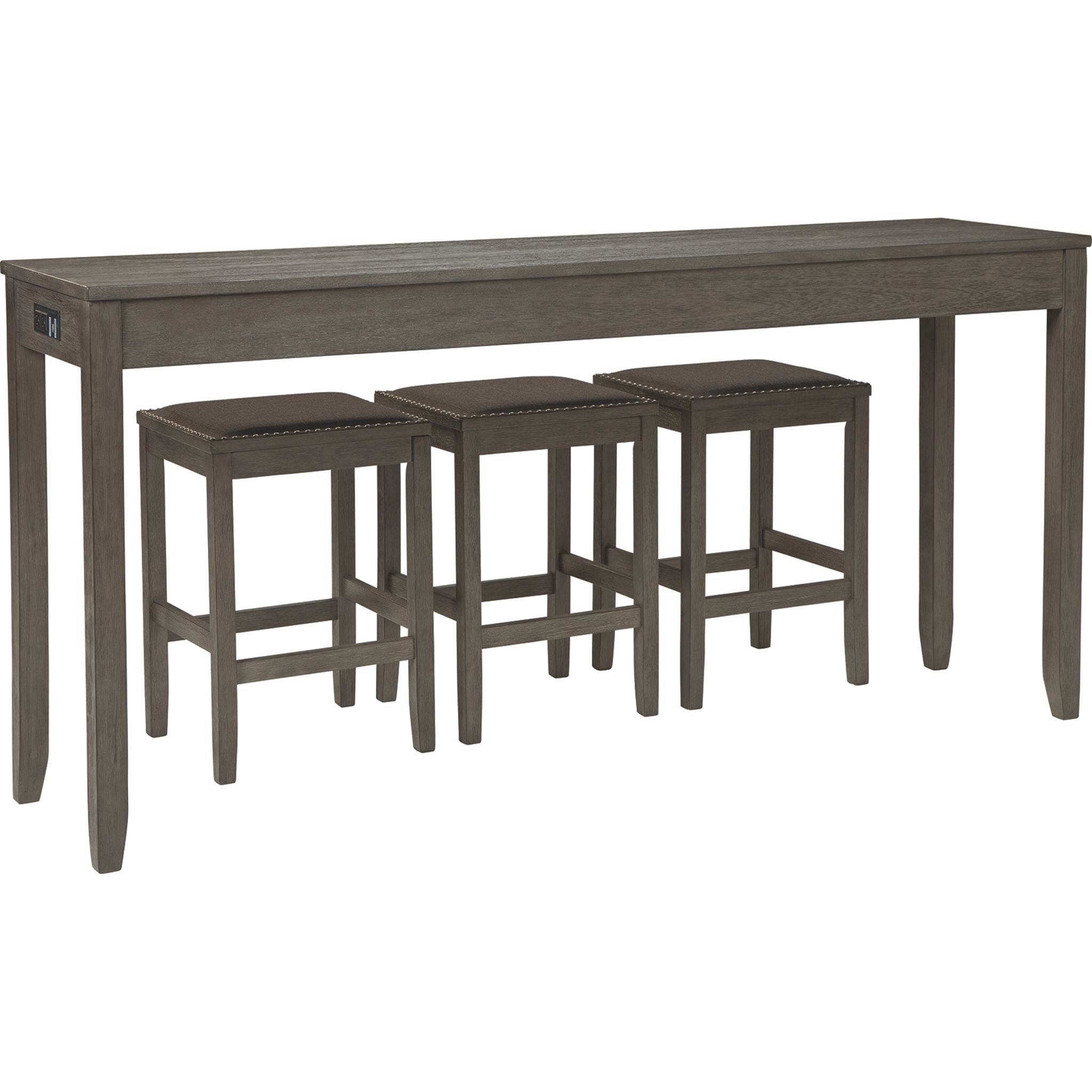 Caitbrook Counter Dining Set - Gray/4 - Piece - Gallery Image 4