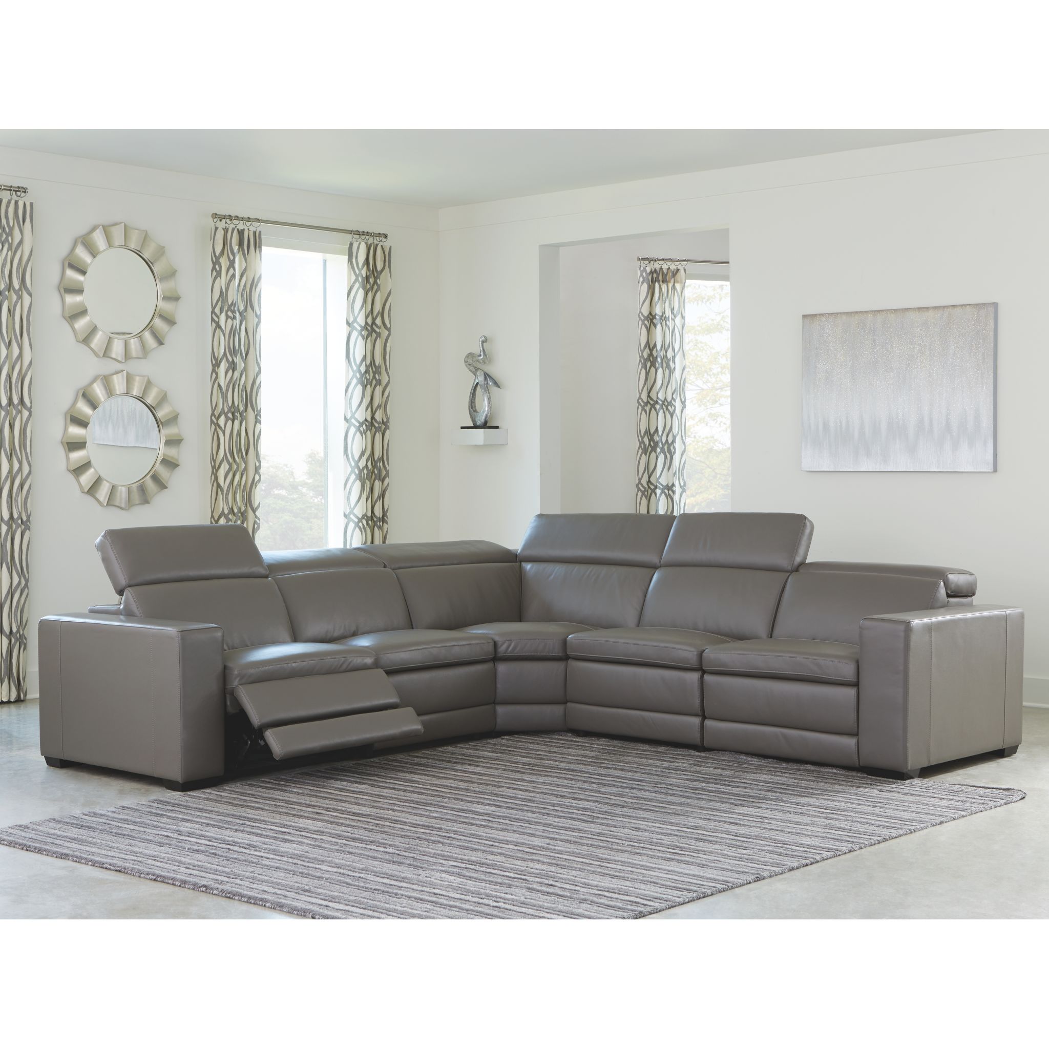 Texline 6 Piece Power Reclining Sectional - Gallery Image 1