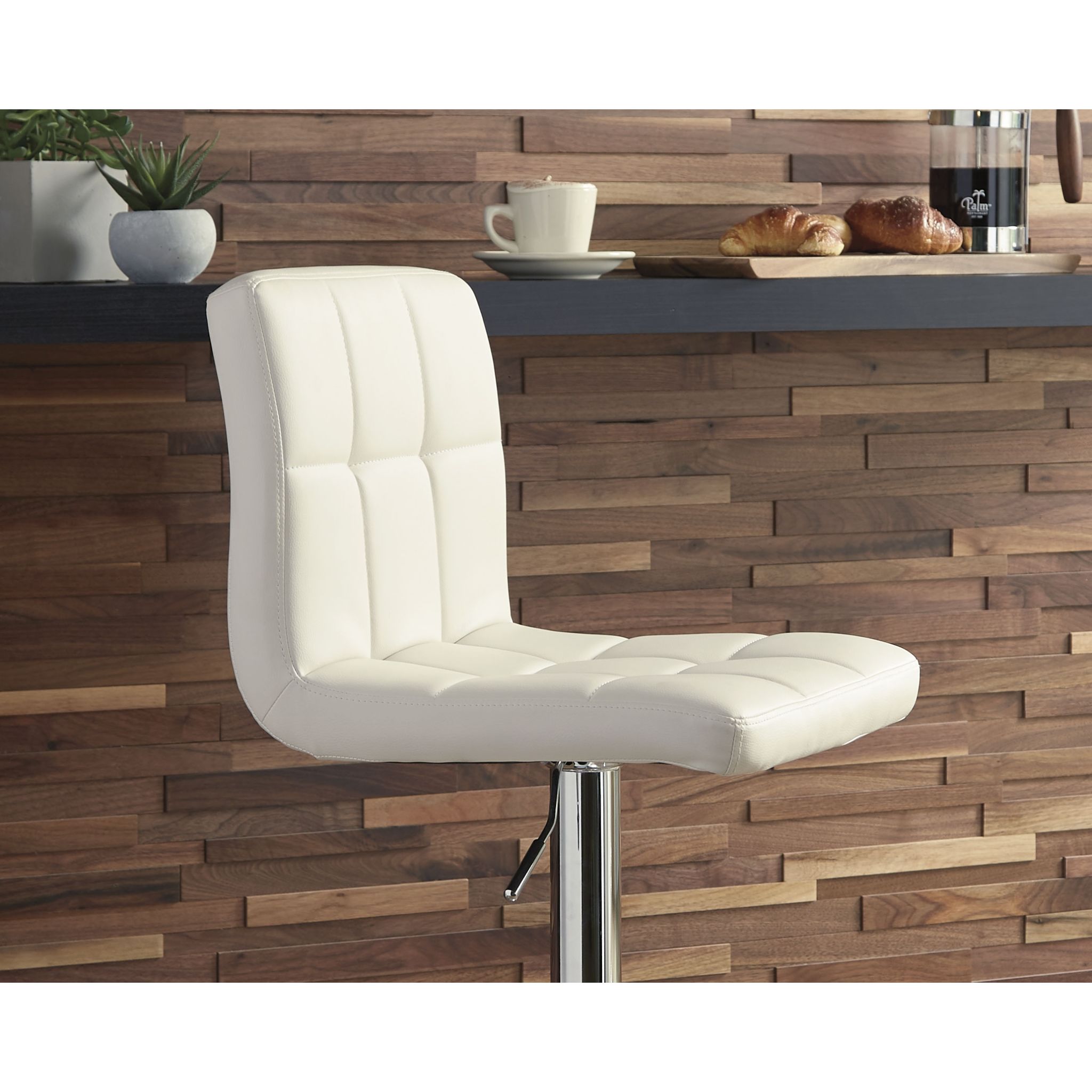 Bellatier Adjustable Height Stool - Bone - Gallery Image 4