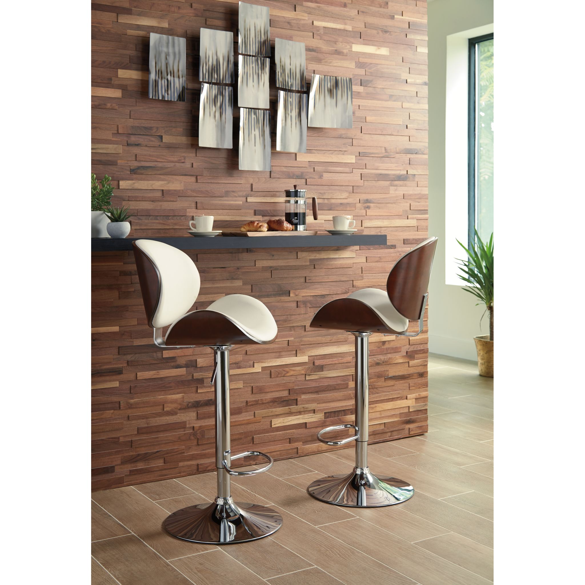 Bellatier Adjustable Height Stool - Bone - Gallery Image 5