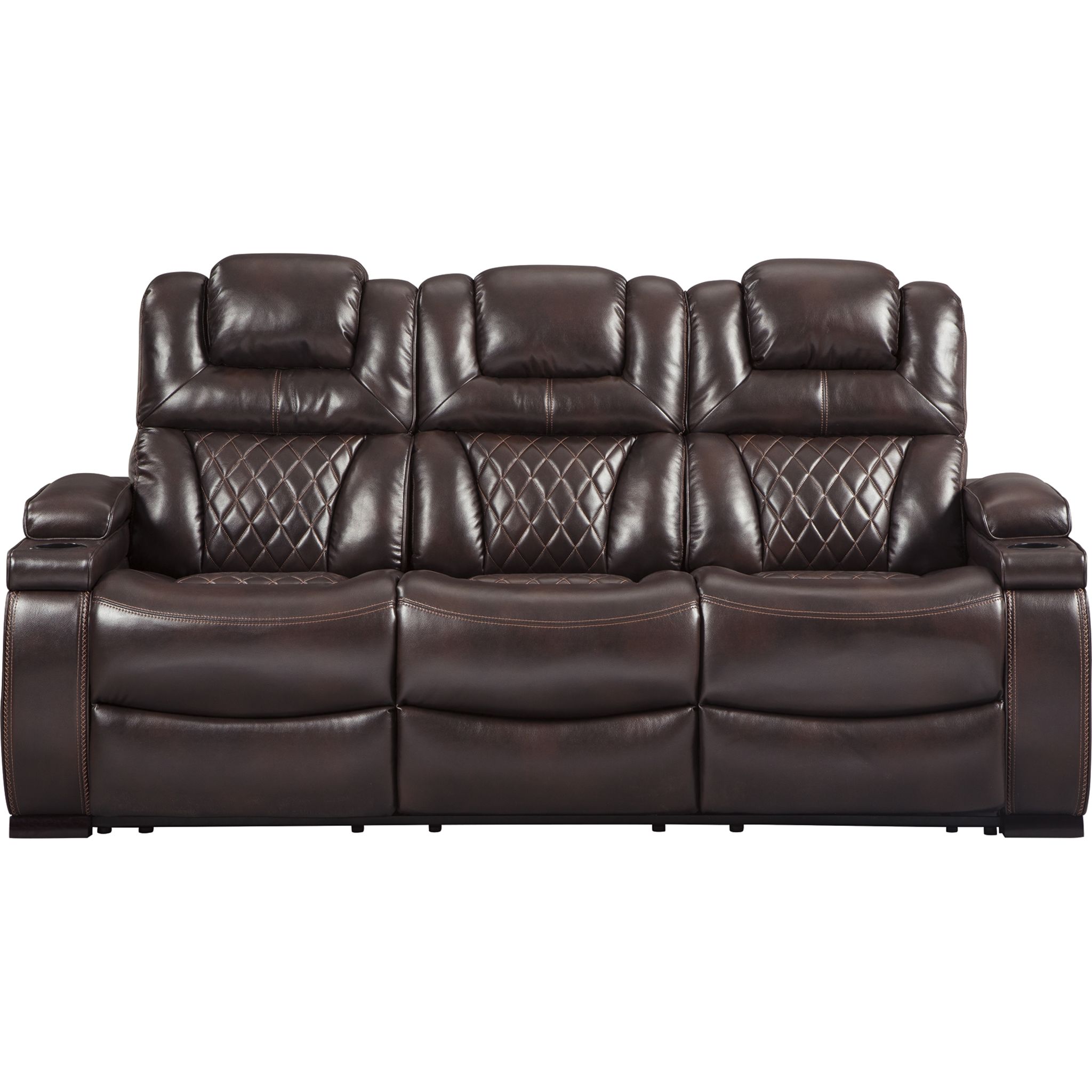 Warnerton Power Reclining Sofa with Adjustable Headrest - Gallery Image 1