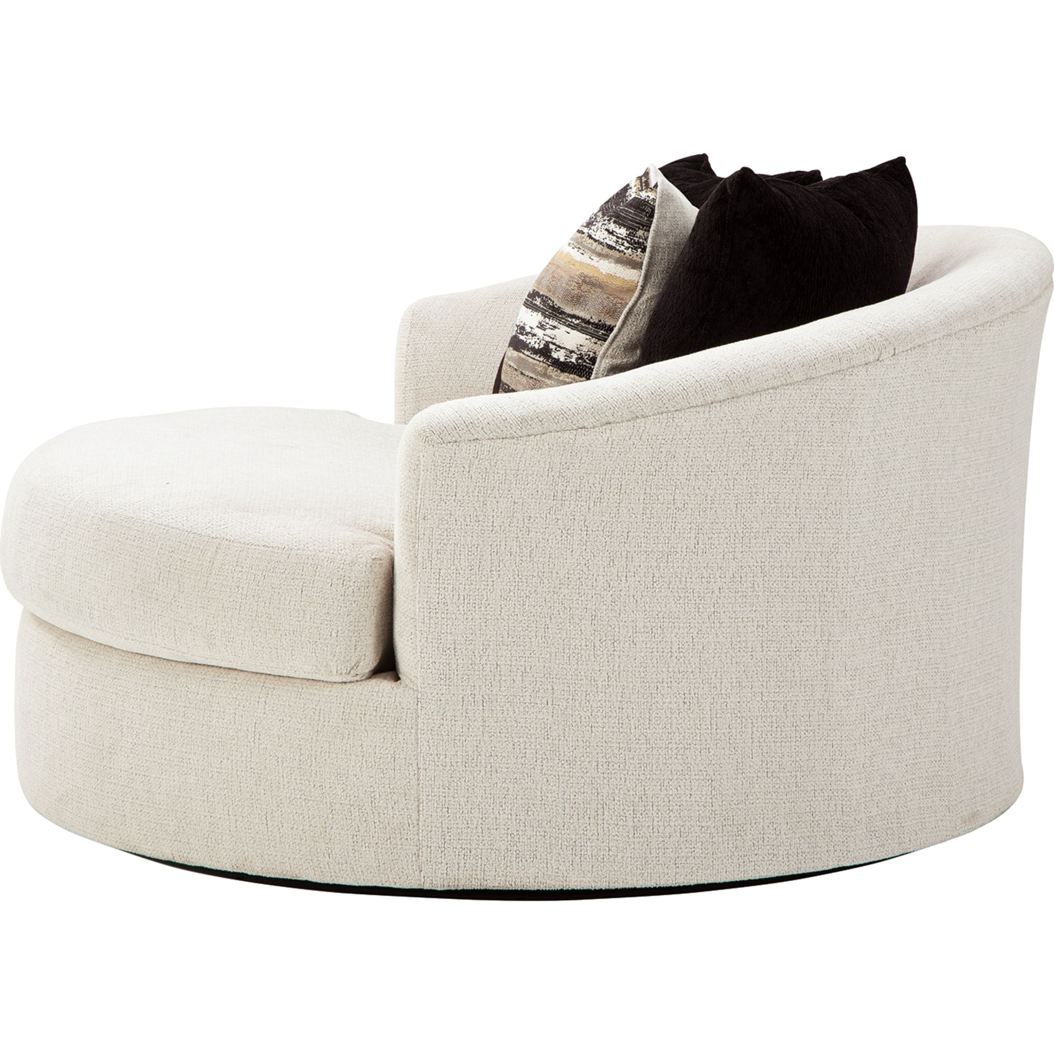 Cambri-Exclusive Oversize Swivel Accent Chair - Gallery Image 4