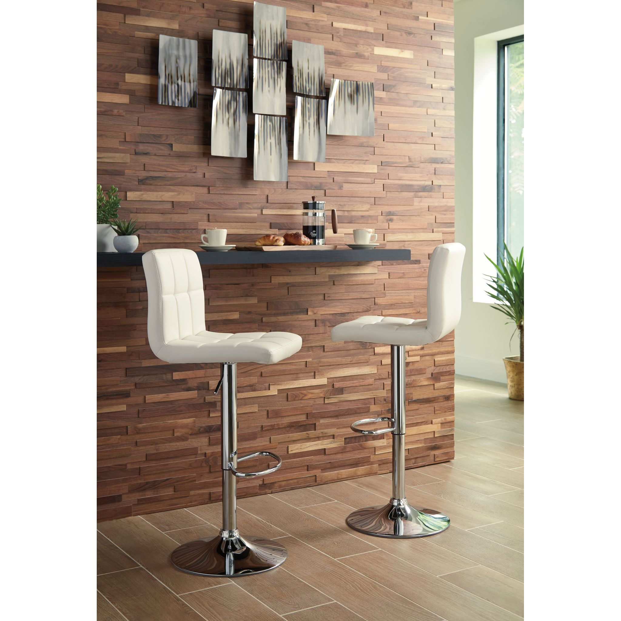 Bellatier Adjustable Height Stool - Bone - Gallery Image 5