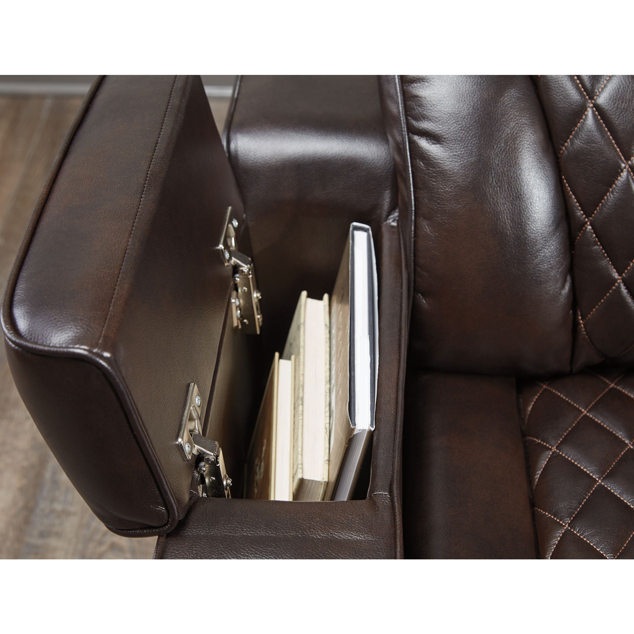Warnerton Power Reclining Sofa with Adjustable Headrest - Gallery Image 8