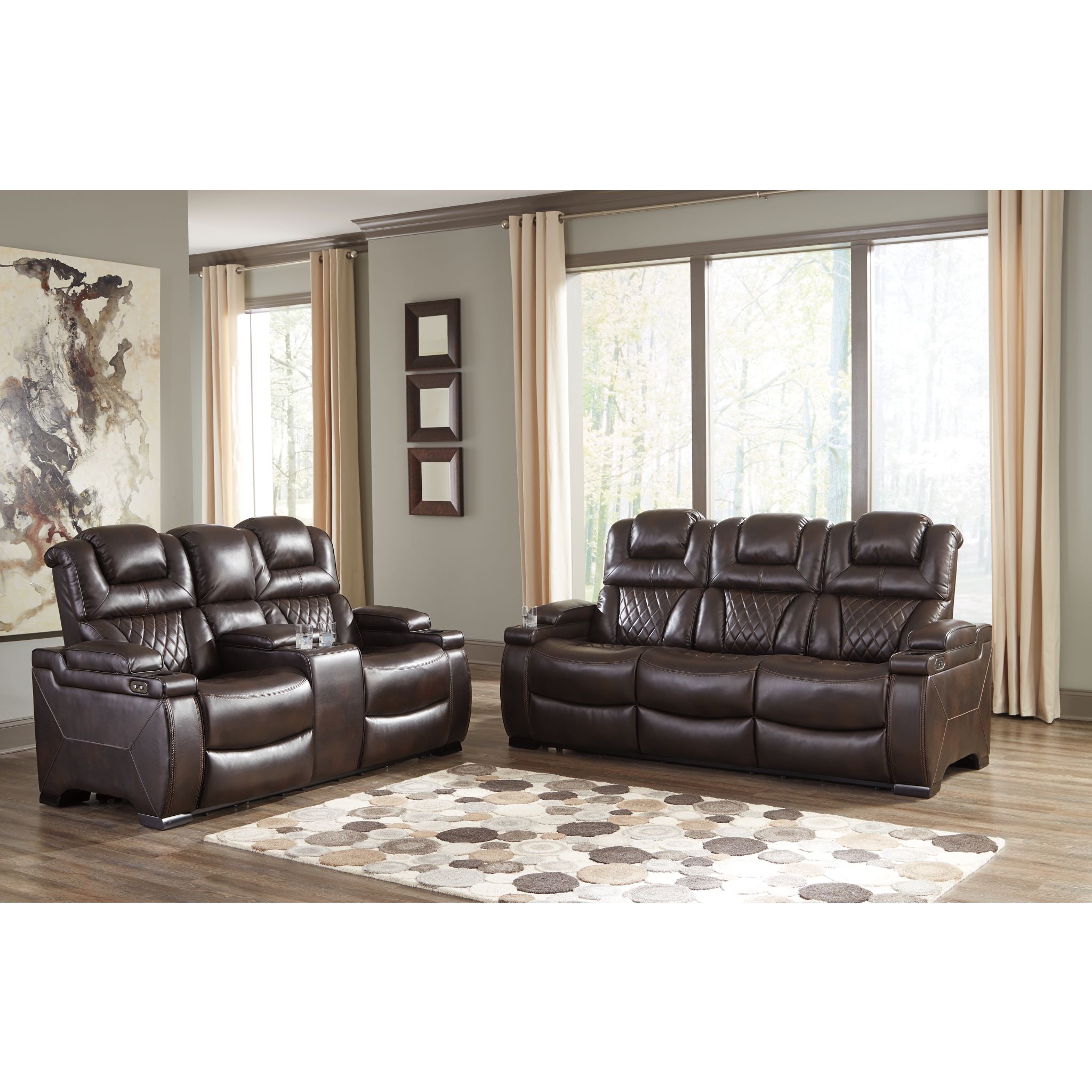 Warnerton Power Reclining Sofa with Adjustable Headrest - Gallery Image 9