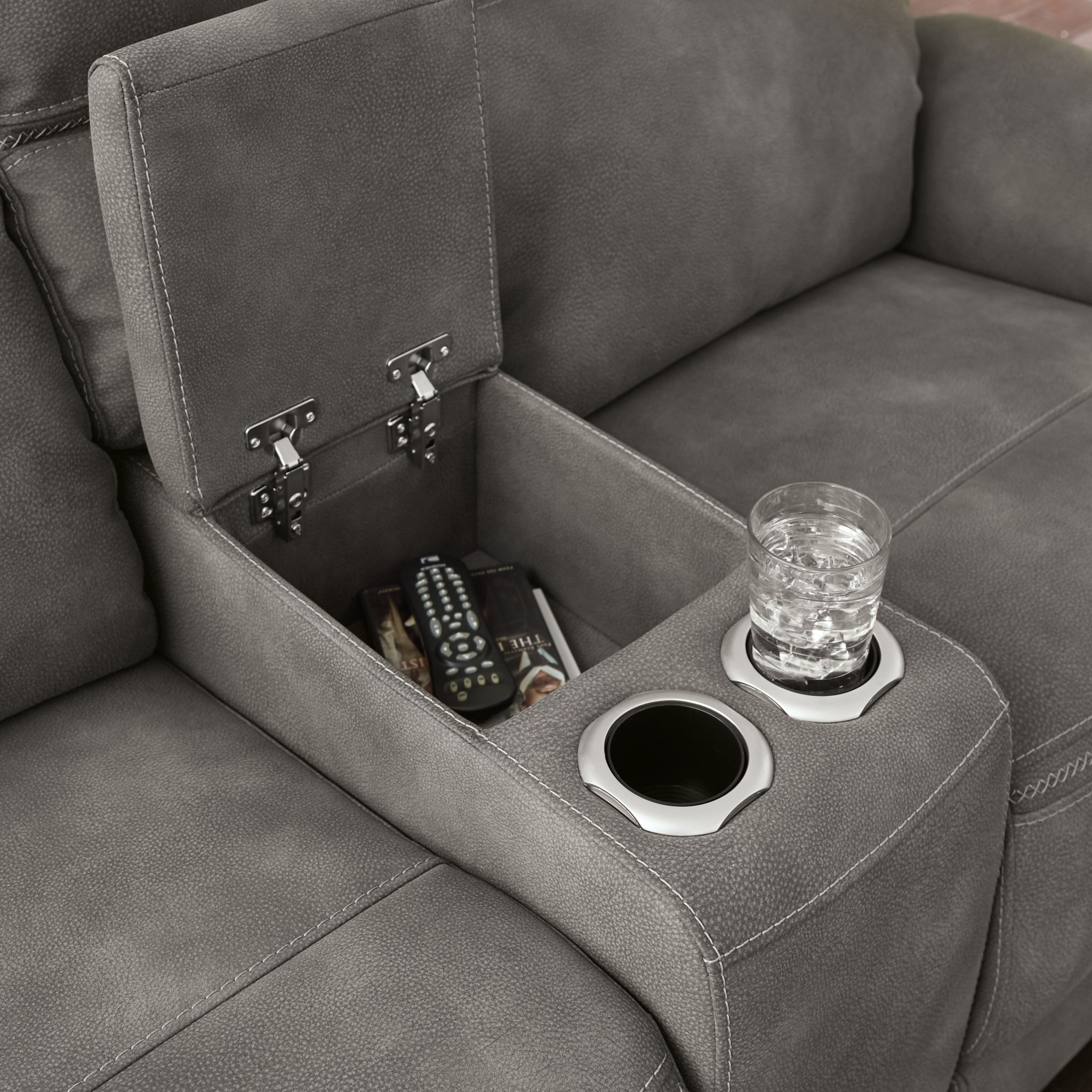 Next-Gen Durapella Reclining Loveseat with Power - Gallery Image 6