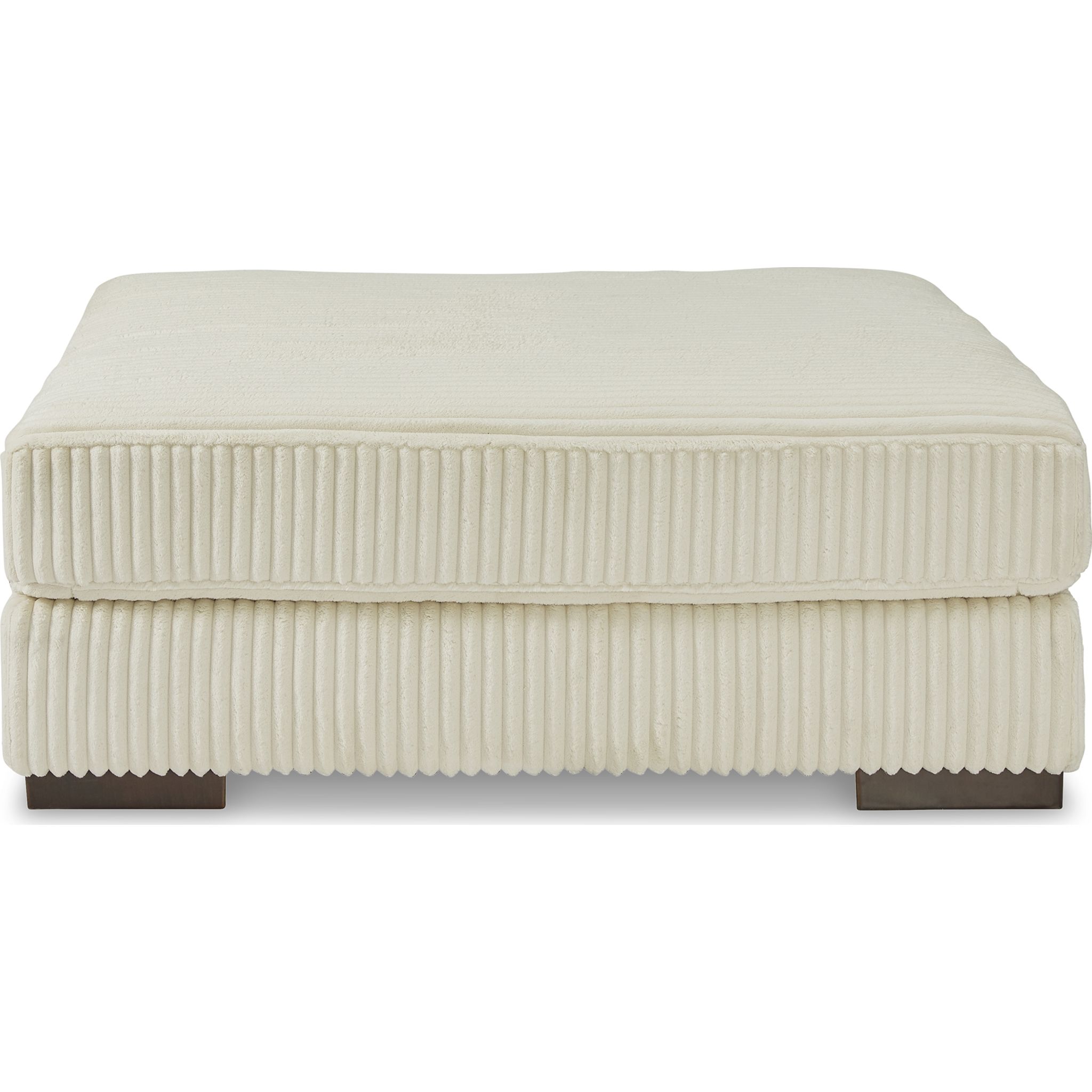 Lindyn Oversized Accent Ottoman - Fog - Gallery Image 3