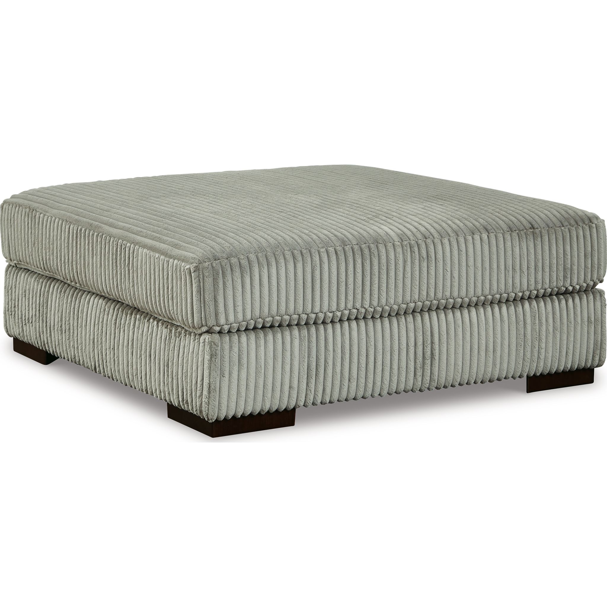 Lindyn Oversized Accent Ottoman - Fog - Gallery Image 6