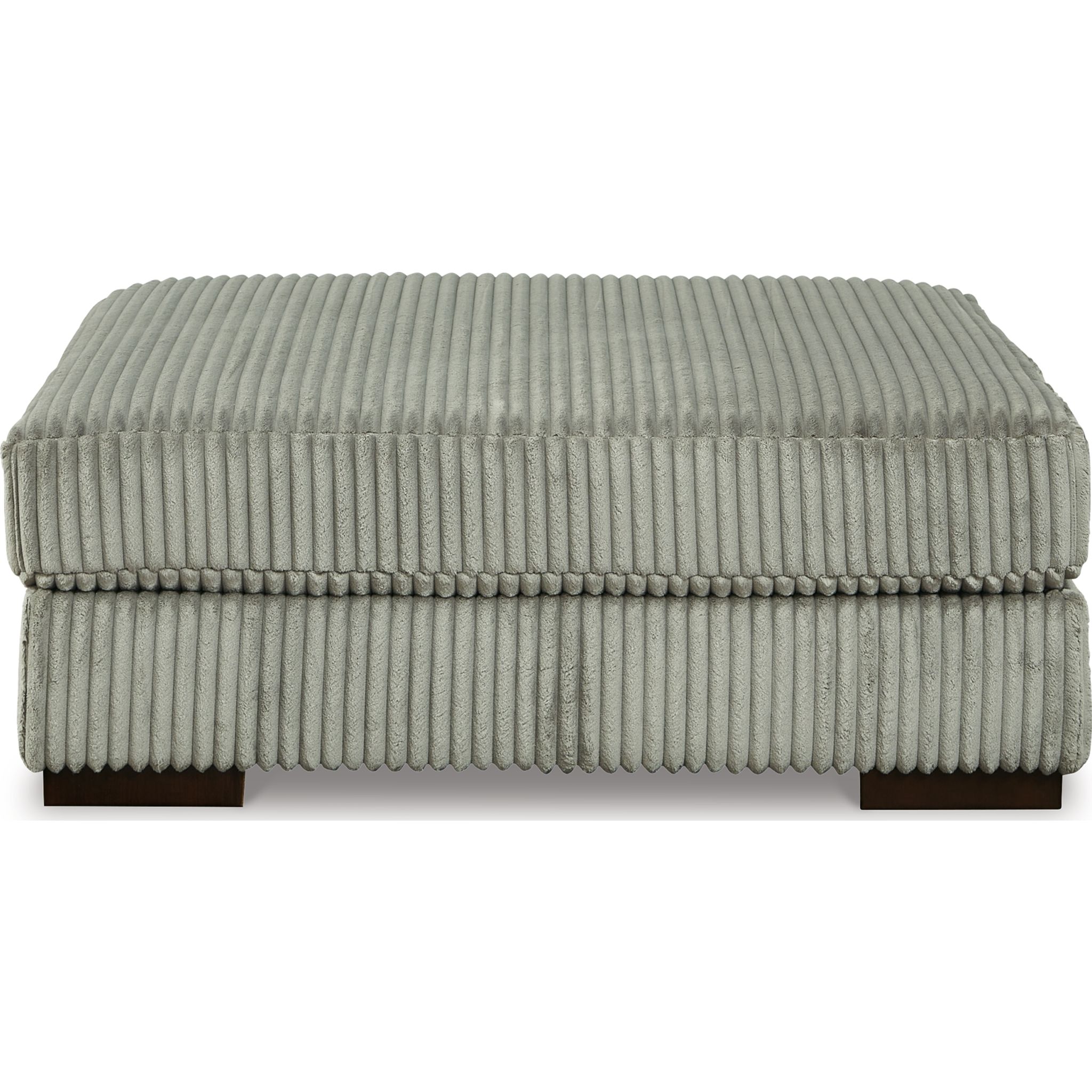 Lindyn Oversized Accent Ottoman - Fog - Gallery Image 7
