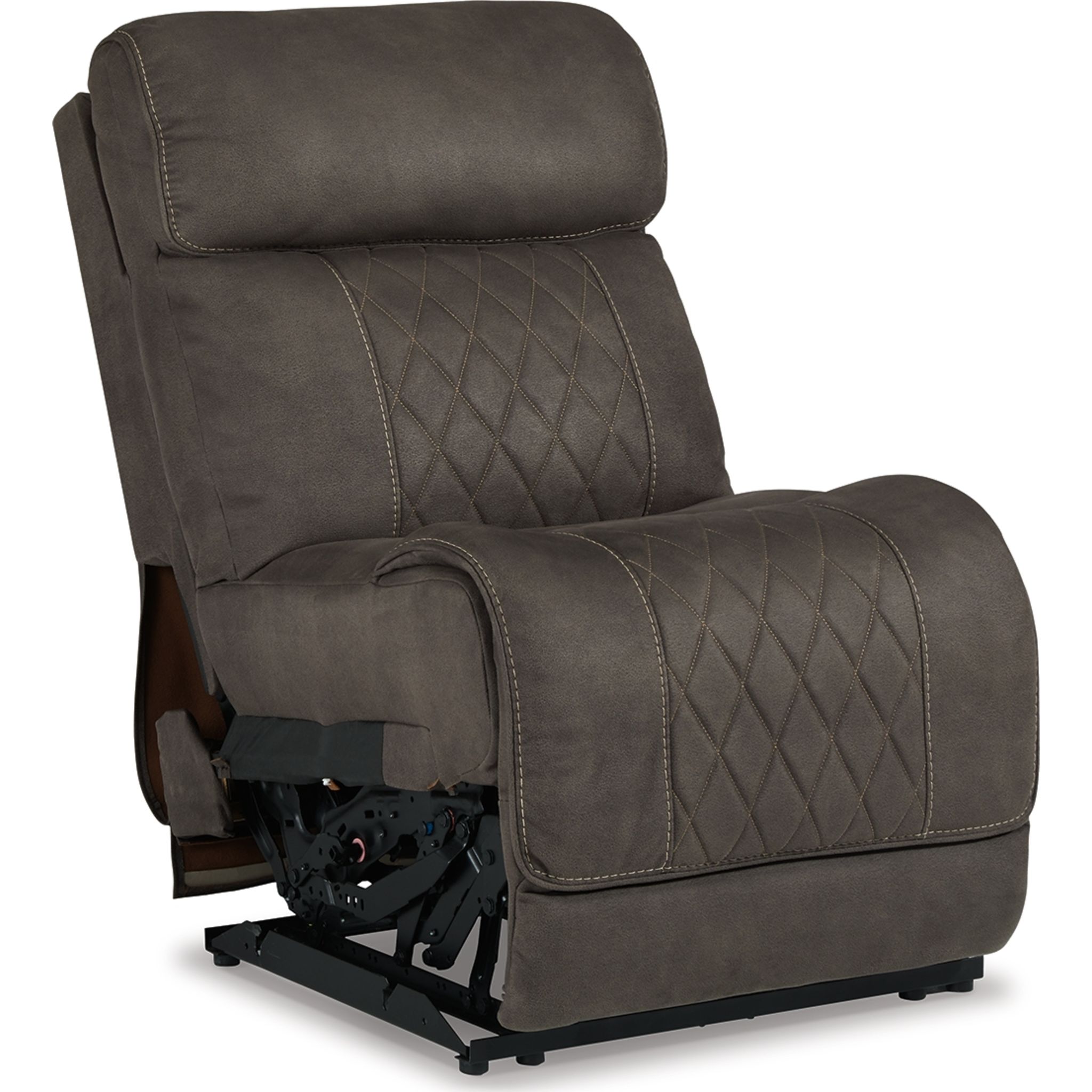 Passion gray quilted rocker recliner outlet