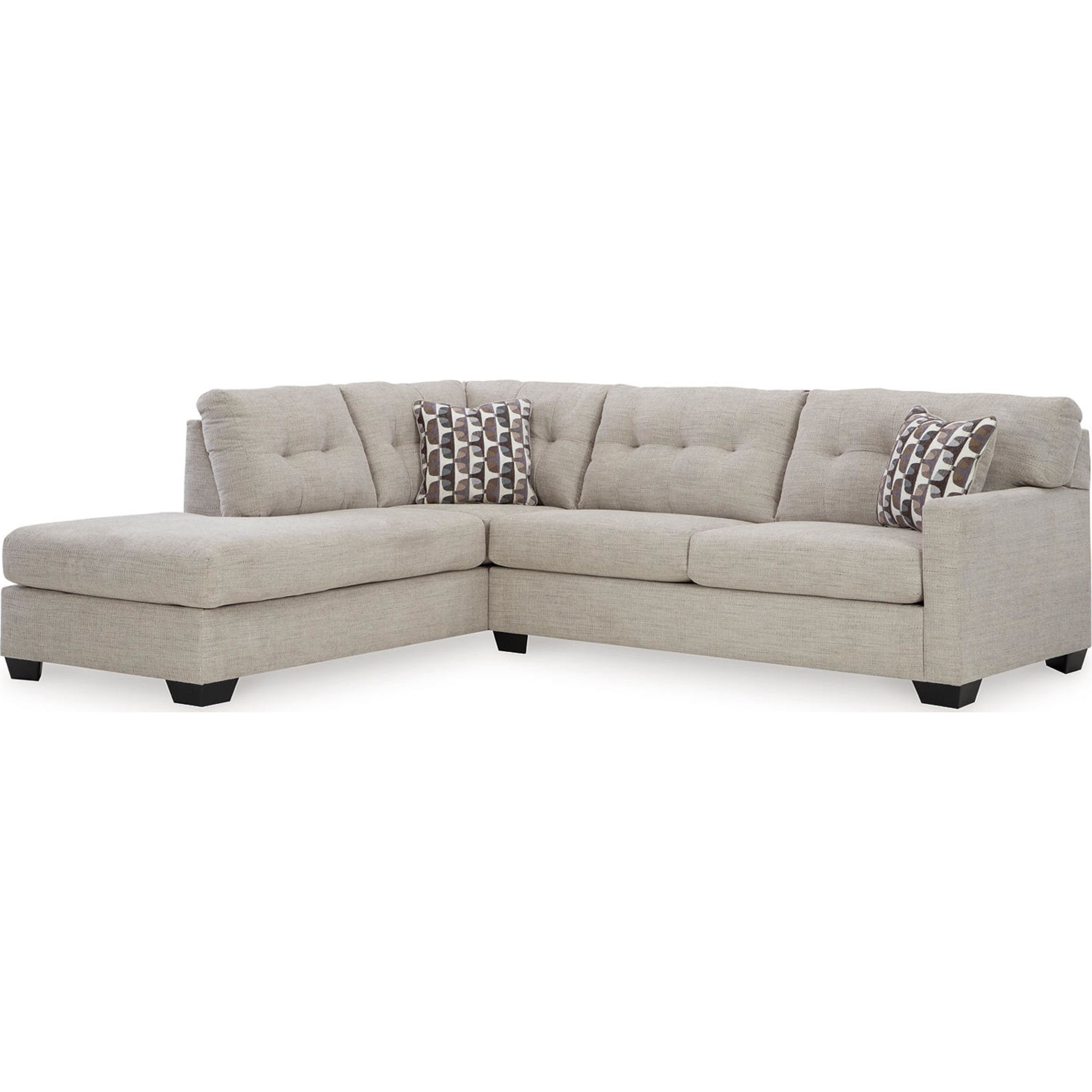 Mahoney 2 Piece Sectional with Chaise - Pebble/Right Facing - Gallery Image 13