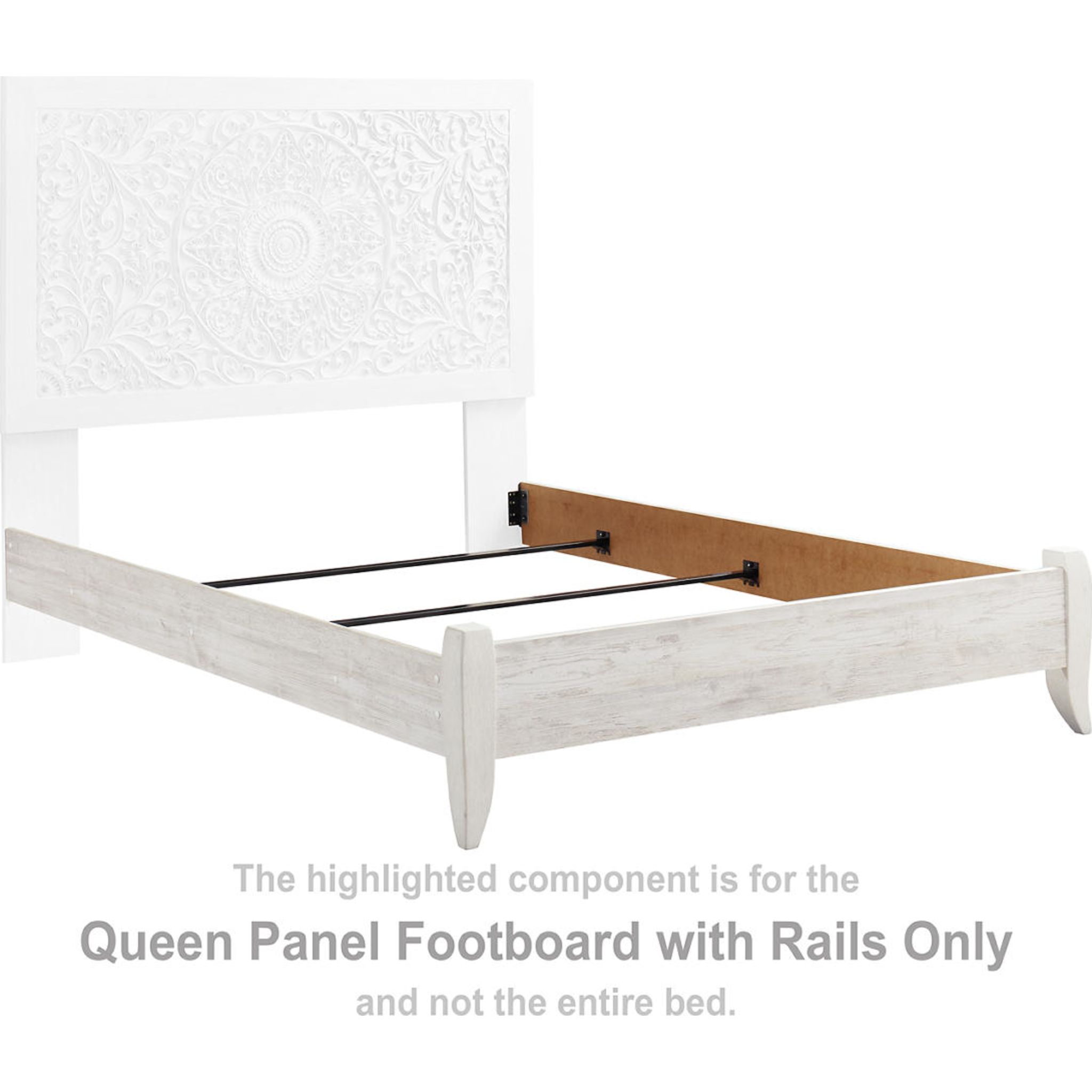 Ashley paxberry queen shop bed