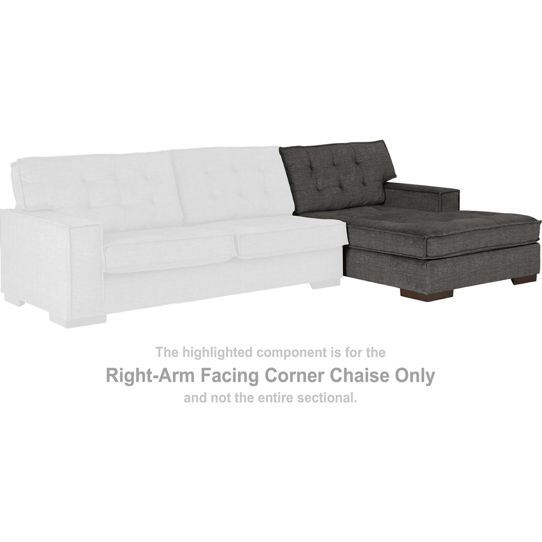 Coulee Point Exclusive 2 Piece Sectional Charcoal Right Facing Coulee Point Exclusive 2 Piece Sectional Ashley Canada