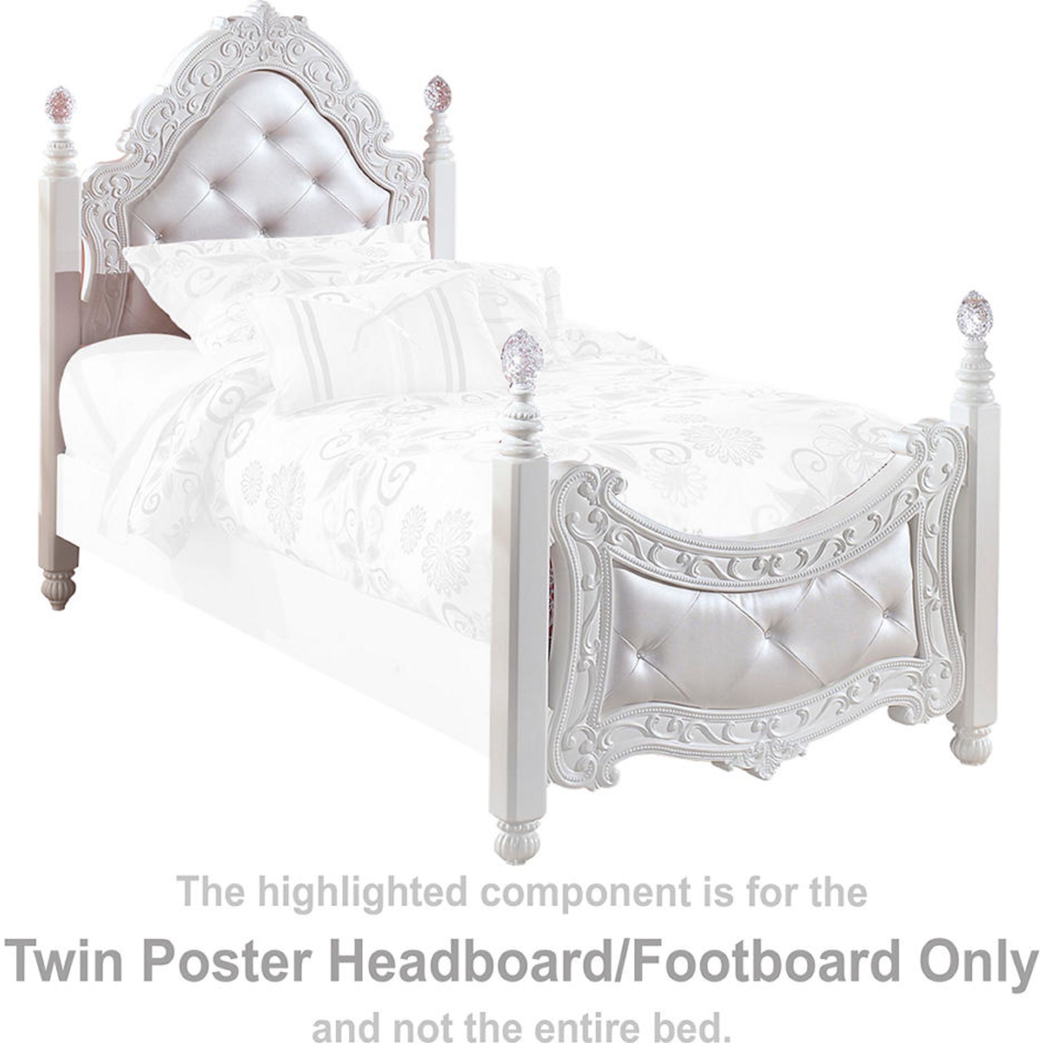 Exquisite 3 Piece Twin Poster Bed Ashley Canada