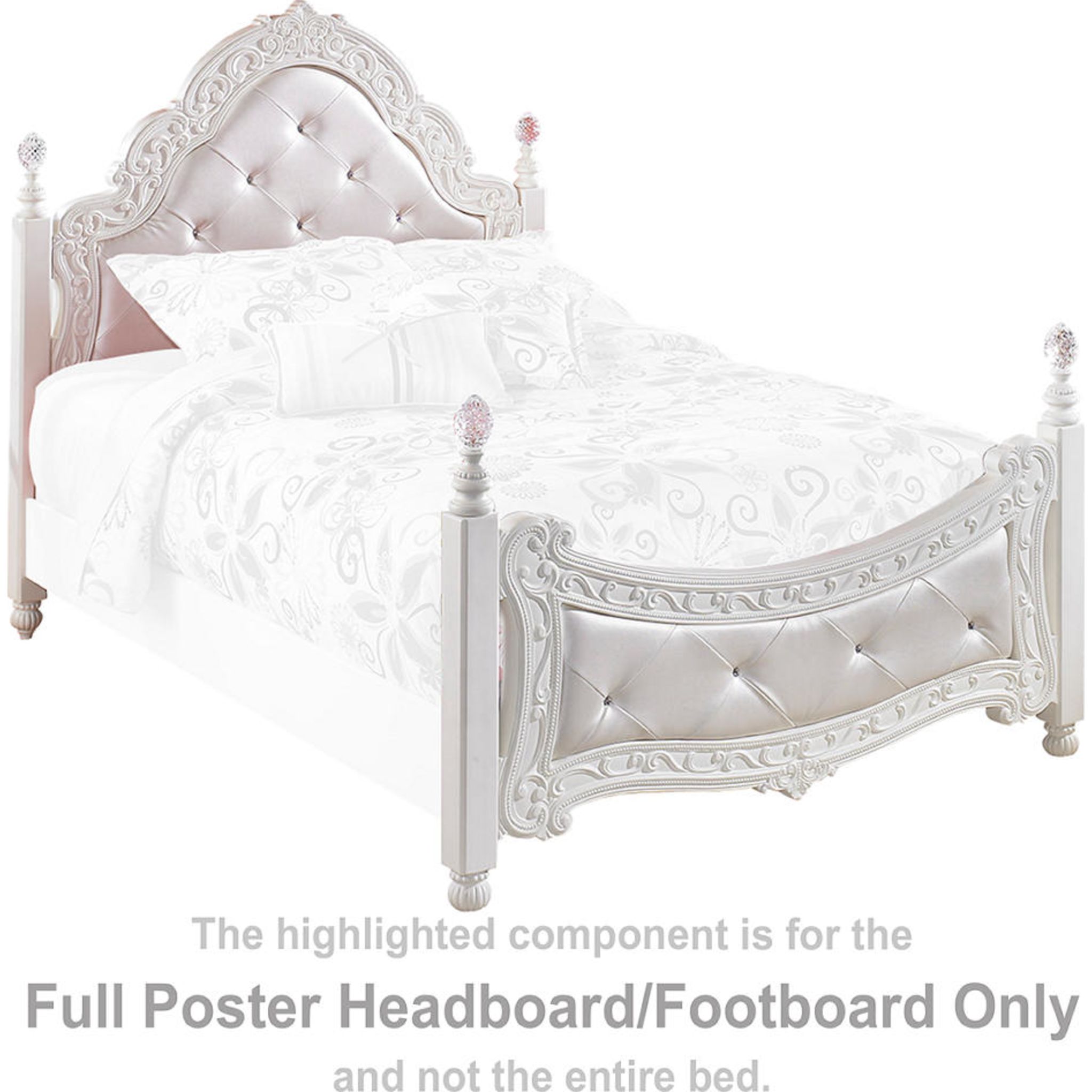 Exquisite 3 Piece Full Poster Bed Ashley Canada