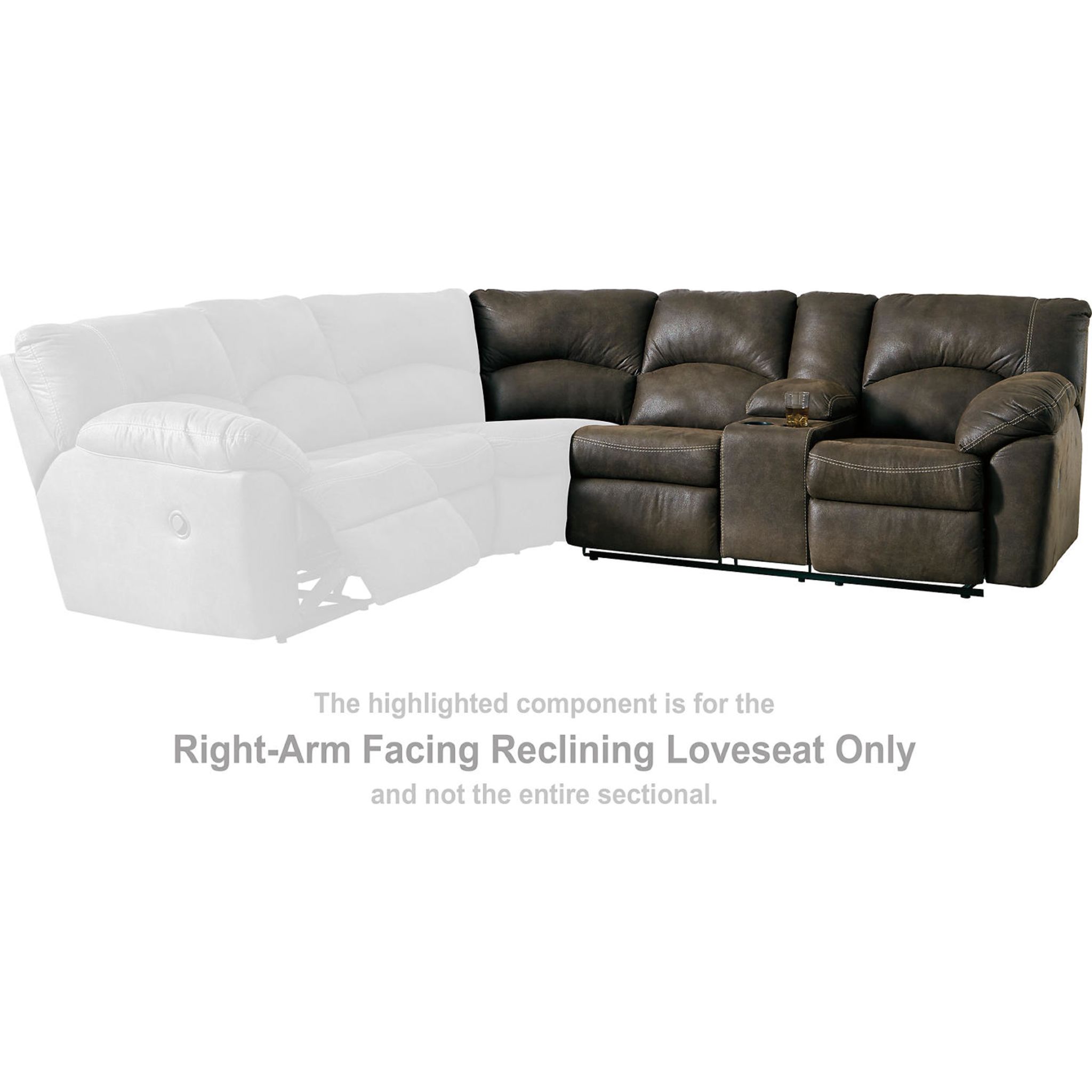 Tambo reclining laf online sectional by ashley