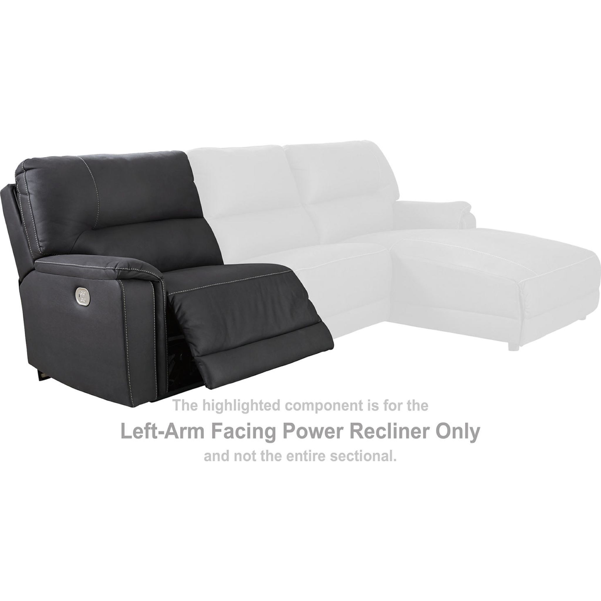 Henefer 2 Piece Power Reclining Sectional Midnight Right Facing Henefer 2 Piece Power Reclining Sectional Ashley Canada