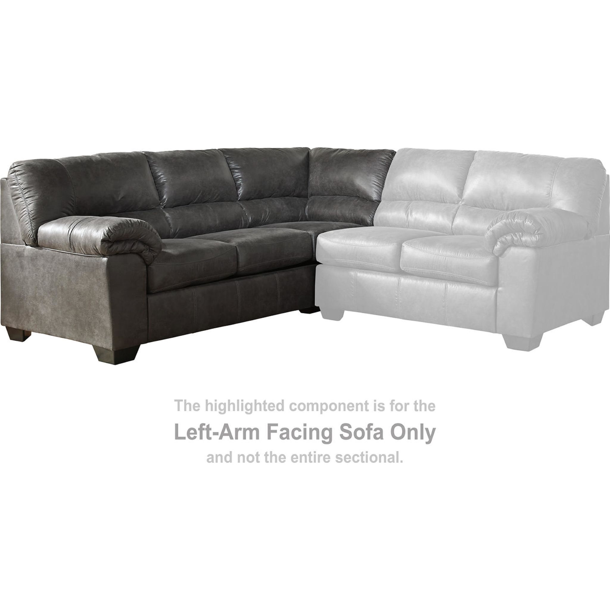Bladen 2 Piece Sectional Slate Symmetrical Bladen 2 Piece