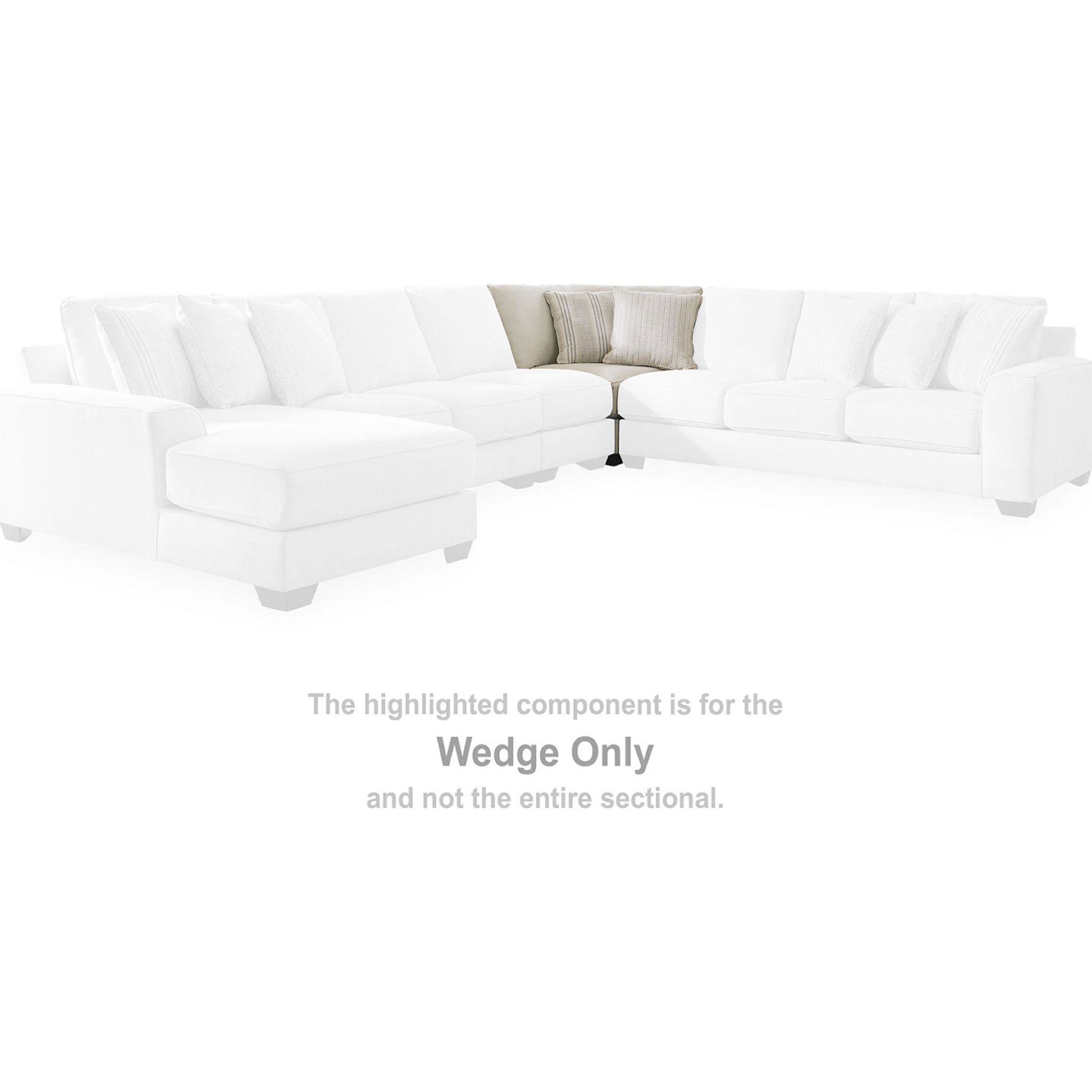 Lerenza-Exclusive 5 Piece Sectional with Chaise - Birch