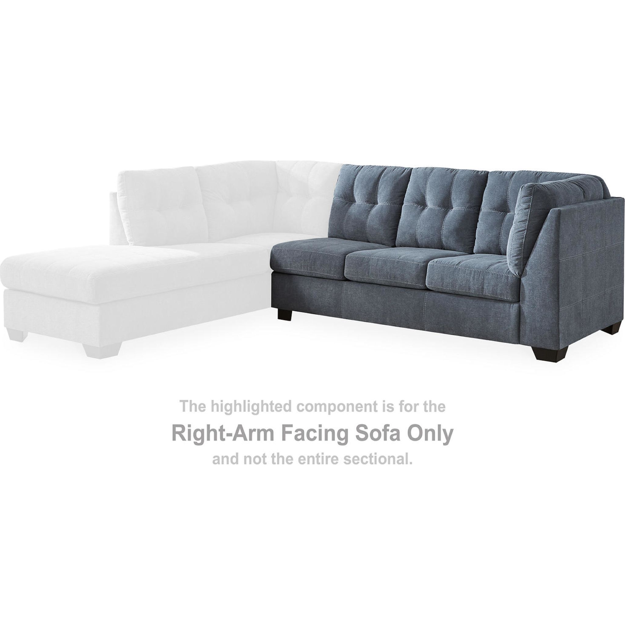 Ashley pitkin 2 piece sectional outlet