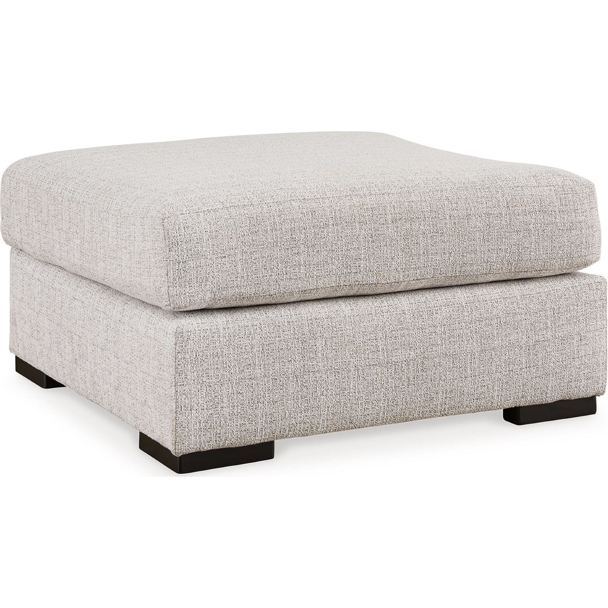 Larce-Exclusive Oversized Accent Ottoman - Stone - Gallery Image 2
