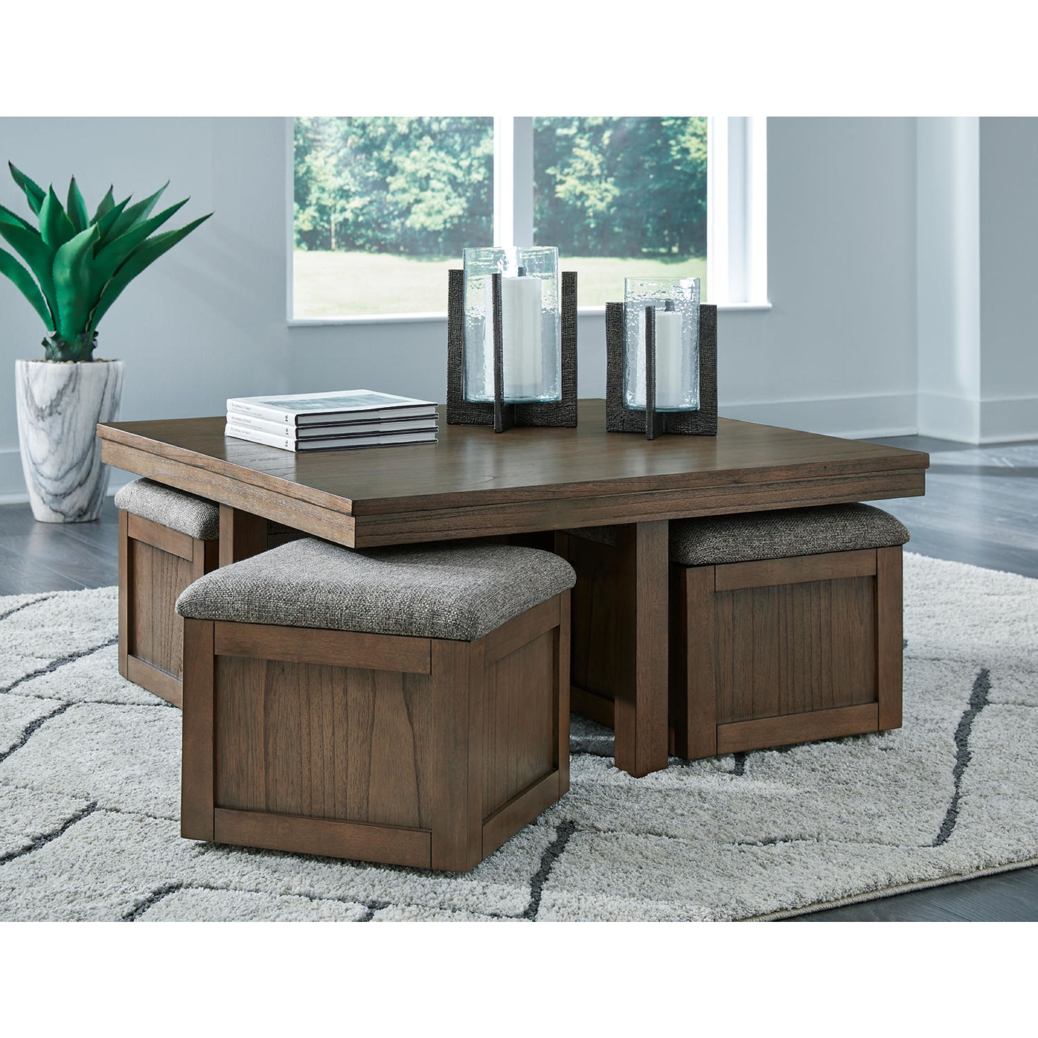 Boardernest Coffee Table with 4 Stools - Gallery Image 6