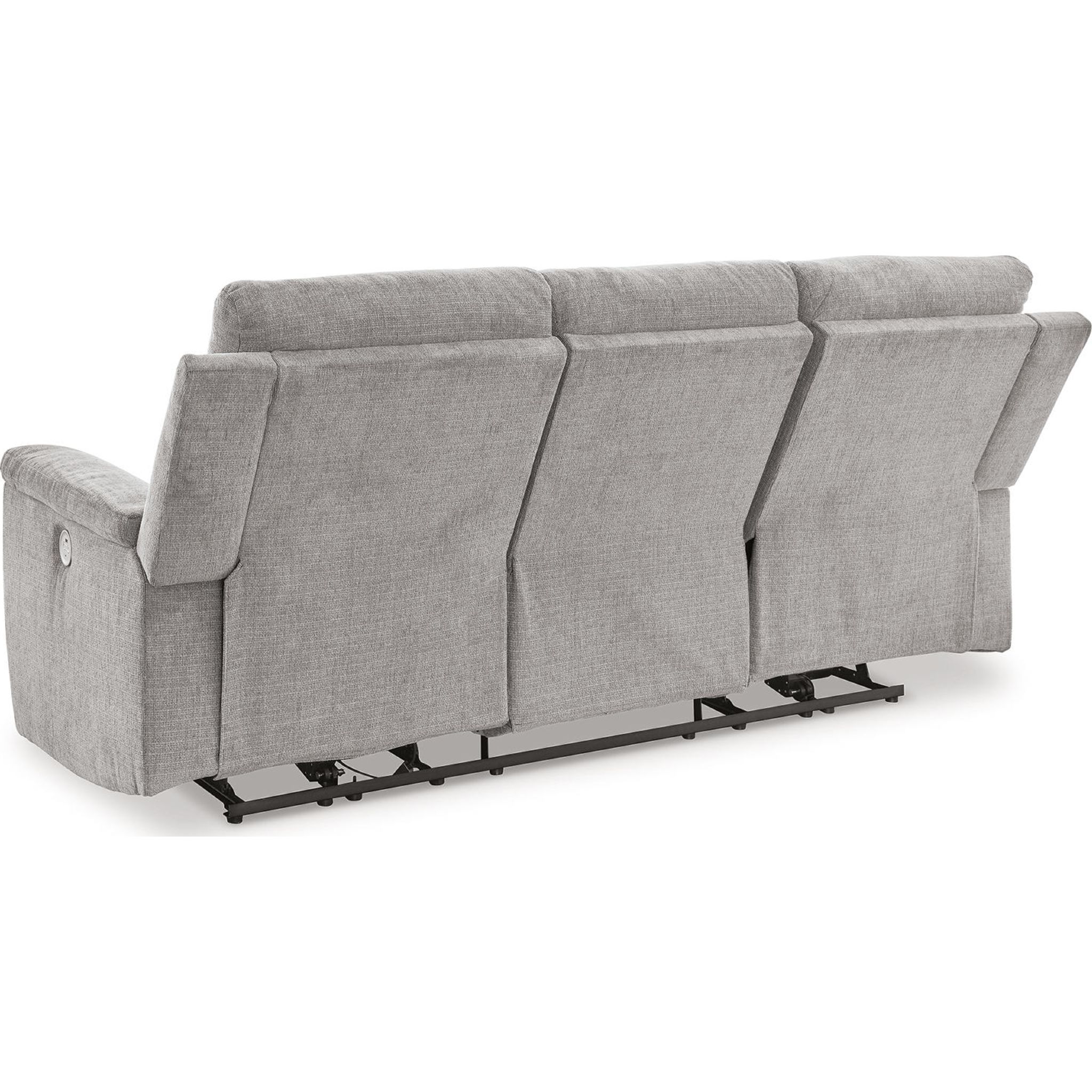 Barnsana Reclining Sofa with Power - Gravel - Gallery Image 6