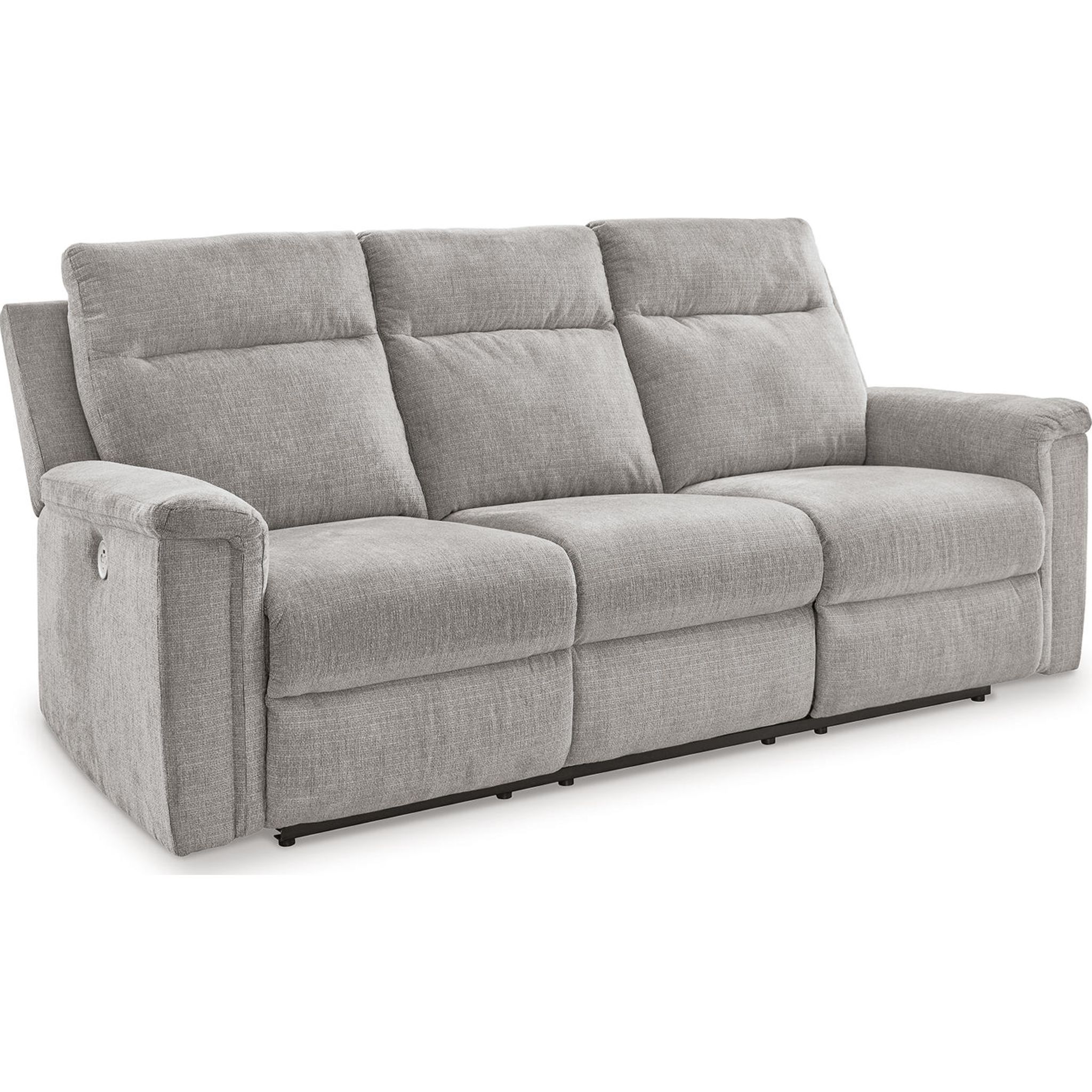 Barnsana Reclining Sofa with Power - Gravel - Gallery Image 7