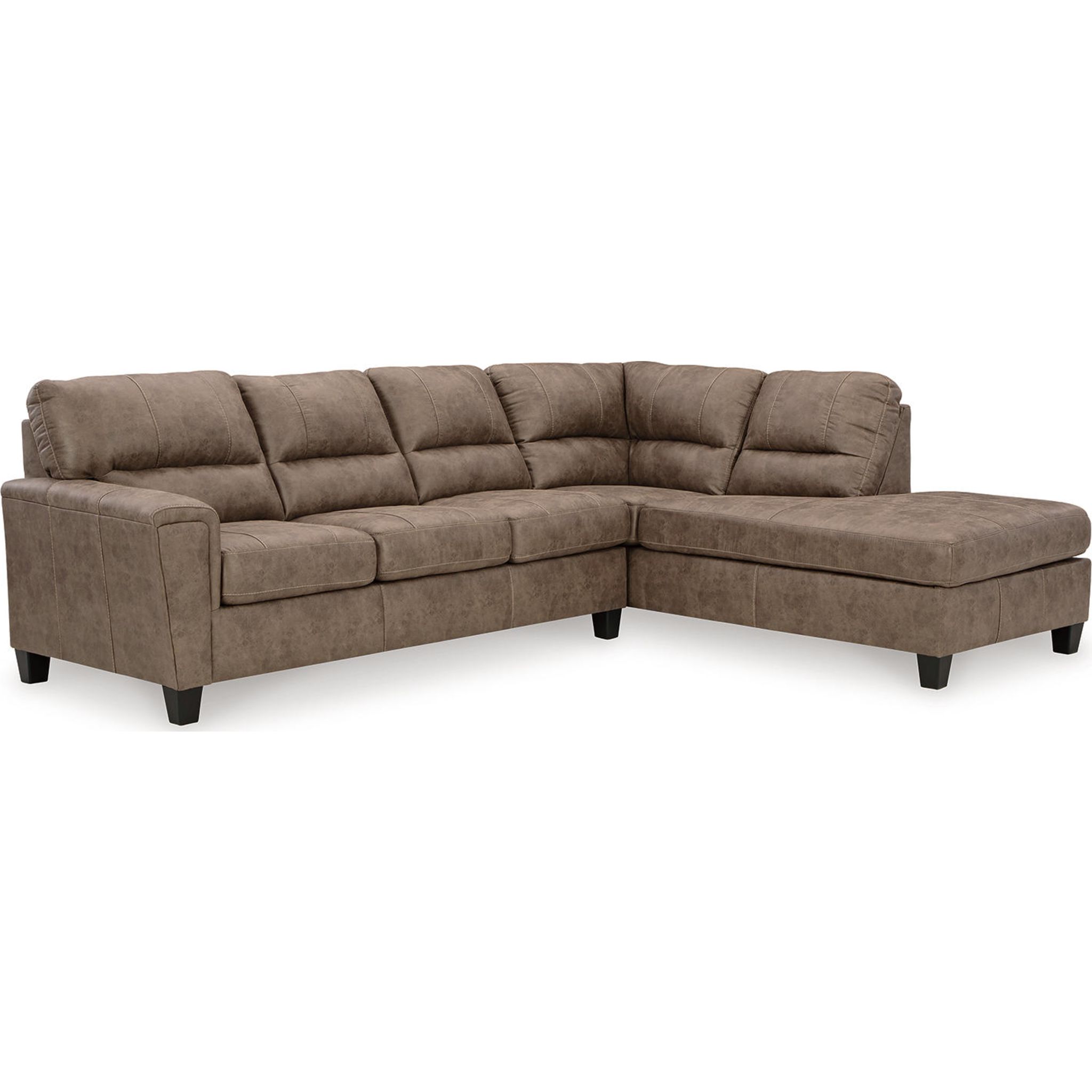 Navi 2 Piece Sectional - Fossil/Right Facing - Gallery Image 1