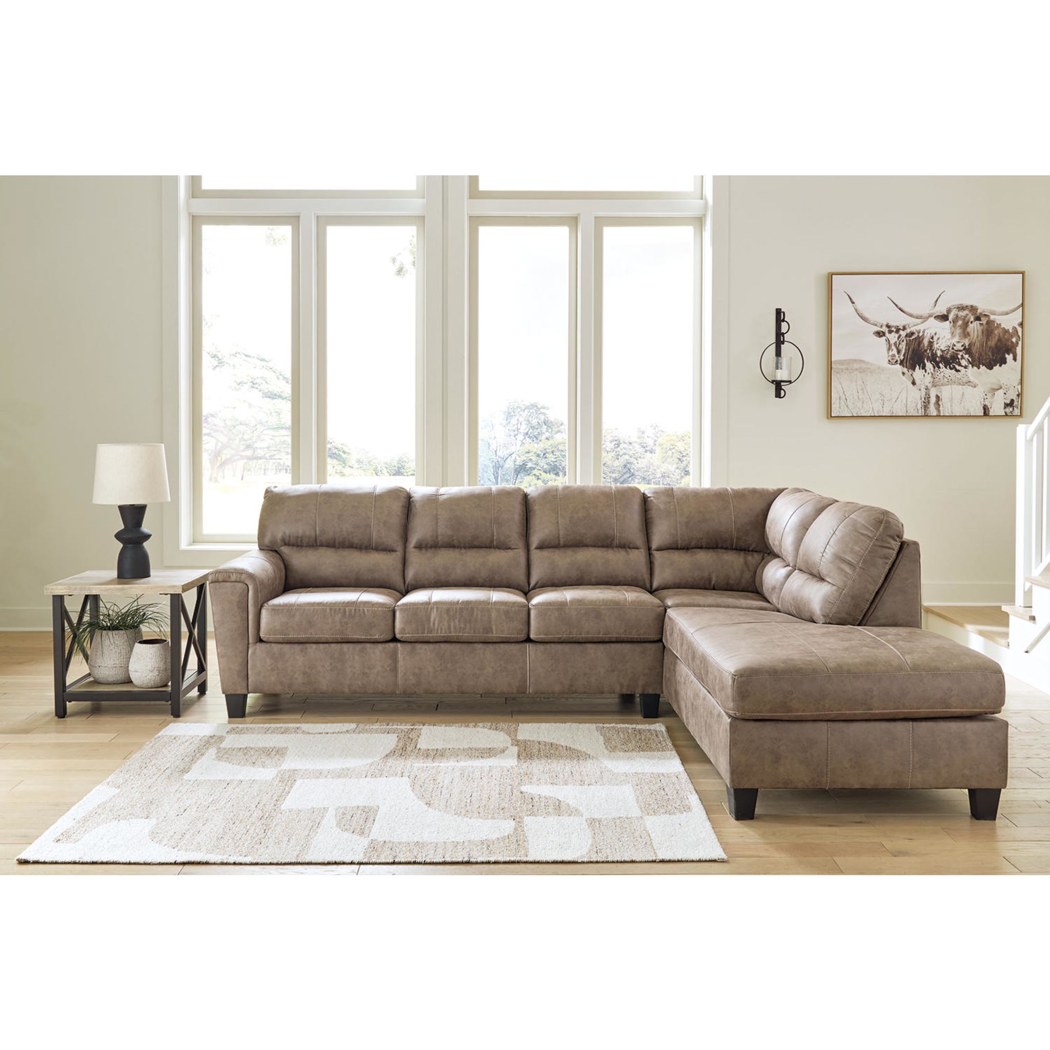 Navi 2 Piece Sectional - Fossil/Right Facing - Gallery Image 5