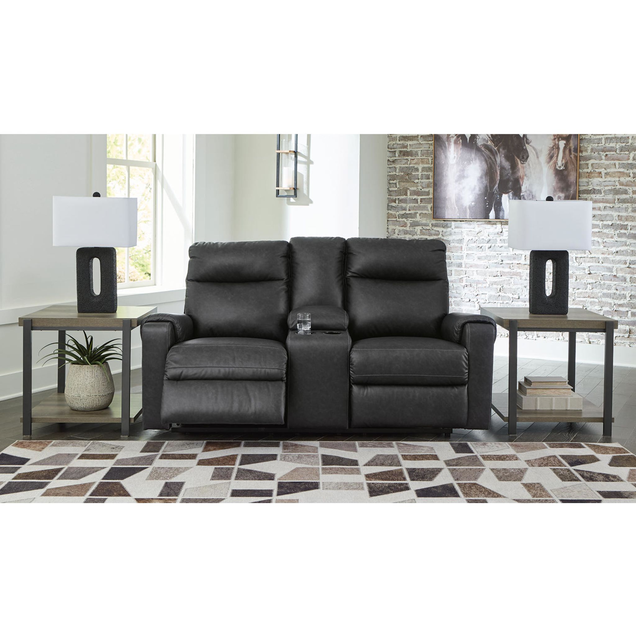 Axtellton Reclining Power Loveseat with Console - Gallery Image 2