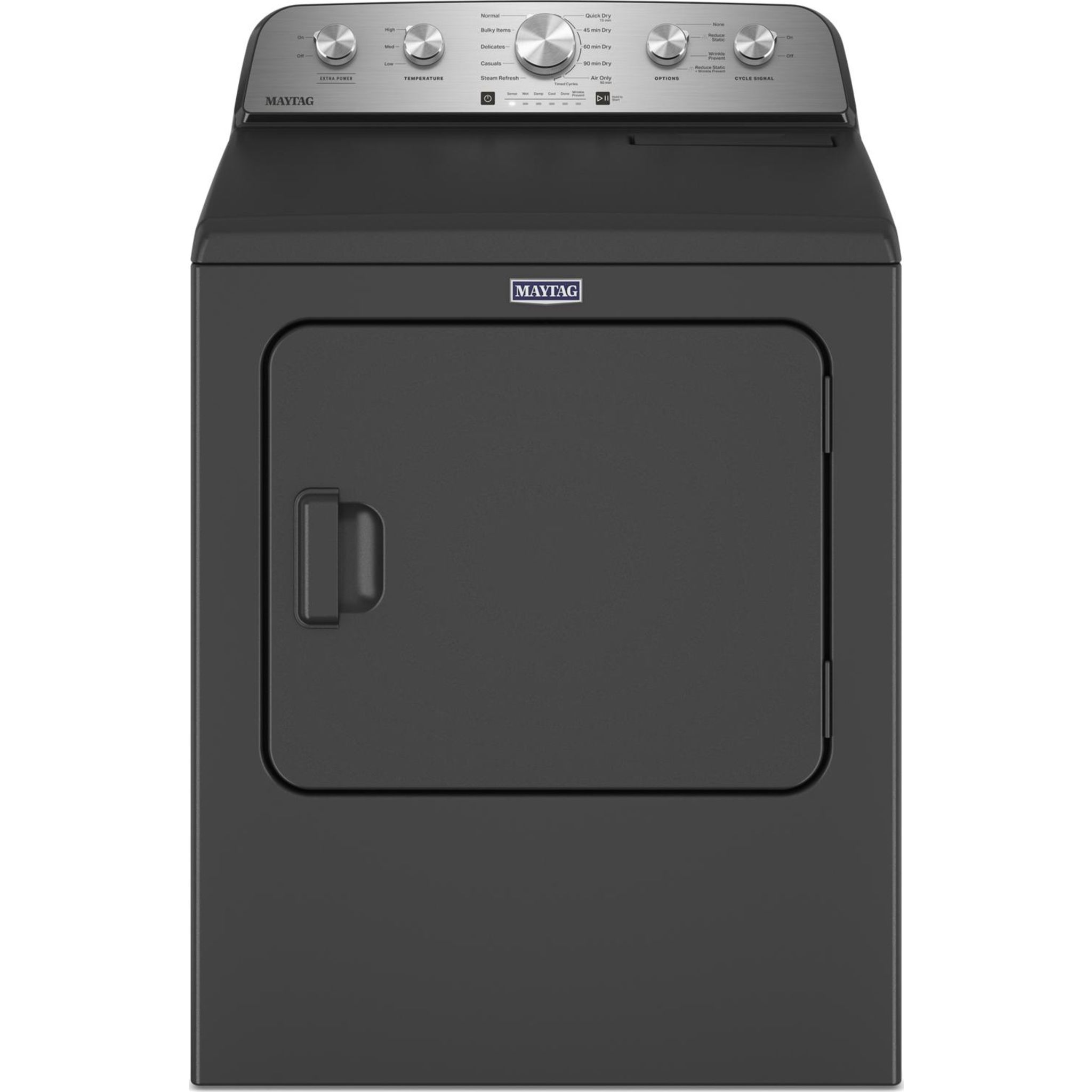 Maytag Top Load Pair (MVW5430PBK-YMED5430PBK) - Volcano Black Maytag Top Load Pair (MVW5430PBK-YMED5430PBK) - Volcano Black