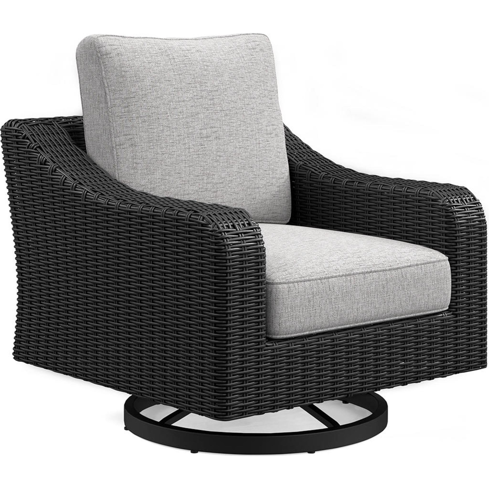 Beachcroft Outdoor Swivel Lounge Chair with Cushion - Gallery Image 1