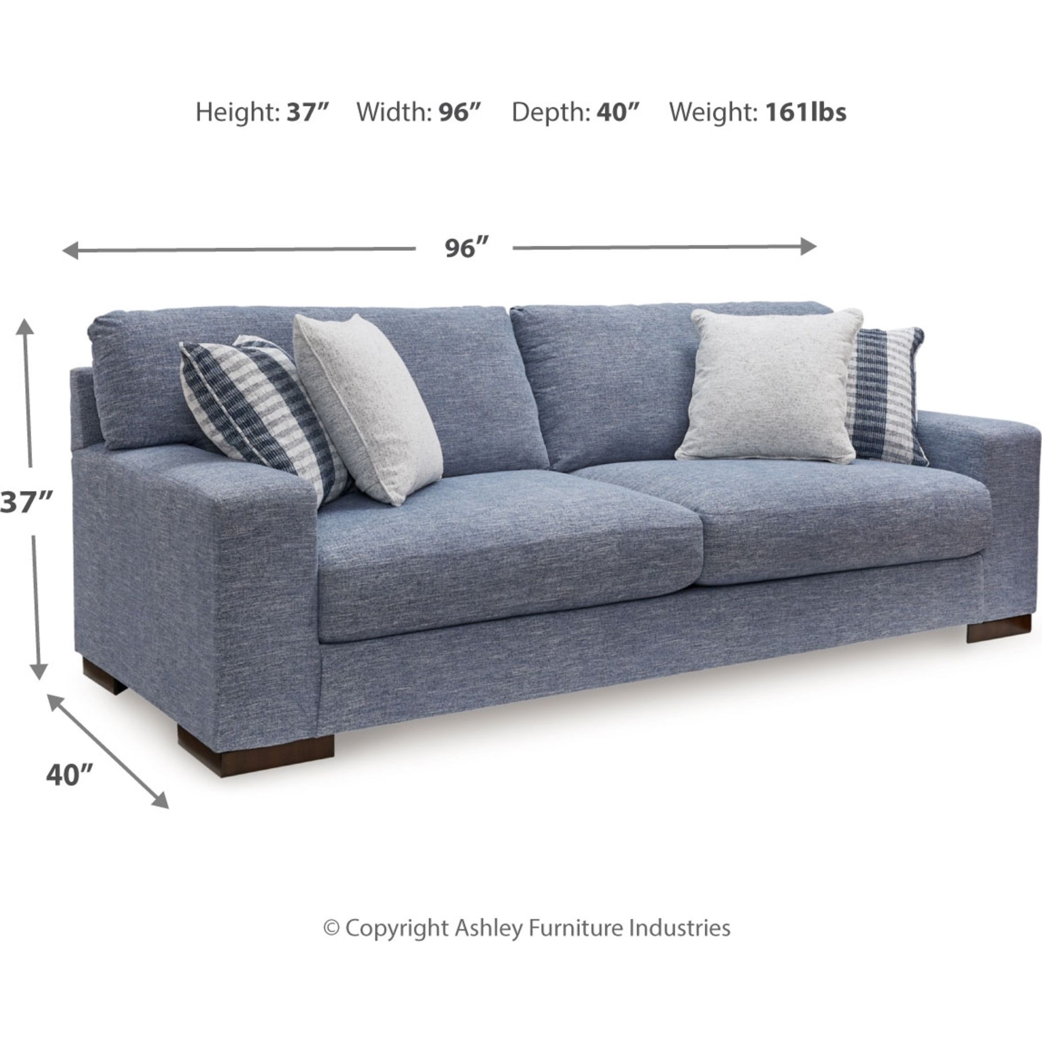 Belvoir-Exclusive Sofa - Denim - Gallery Image 5