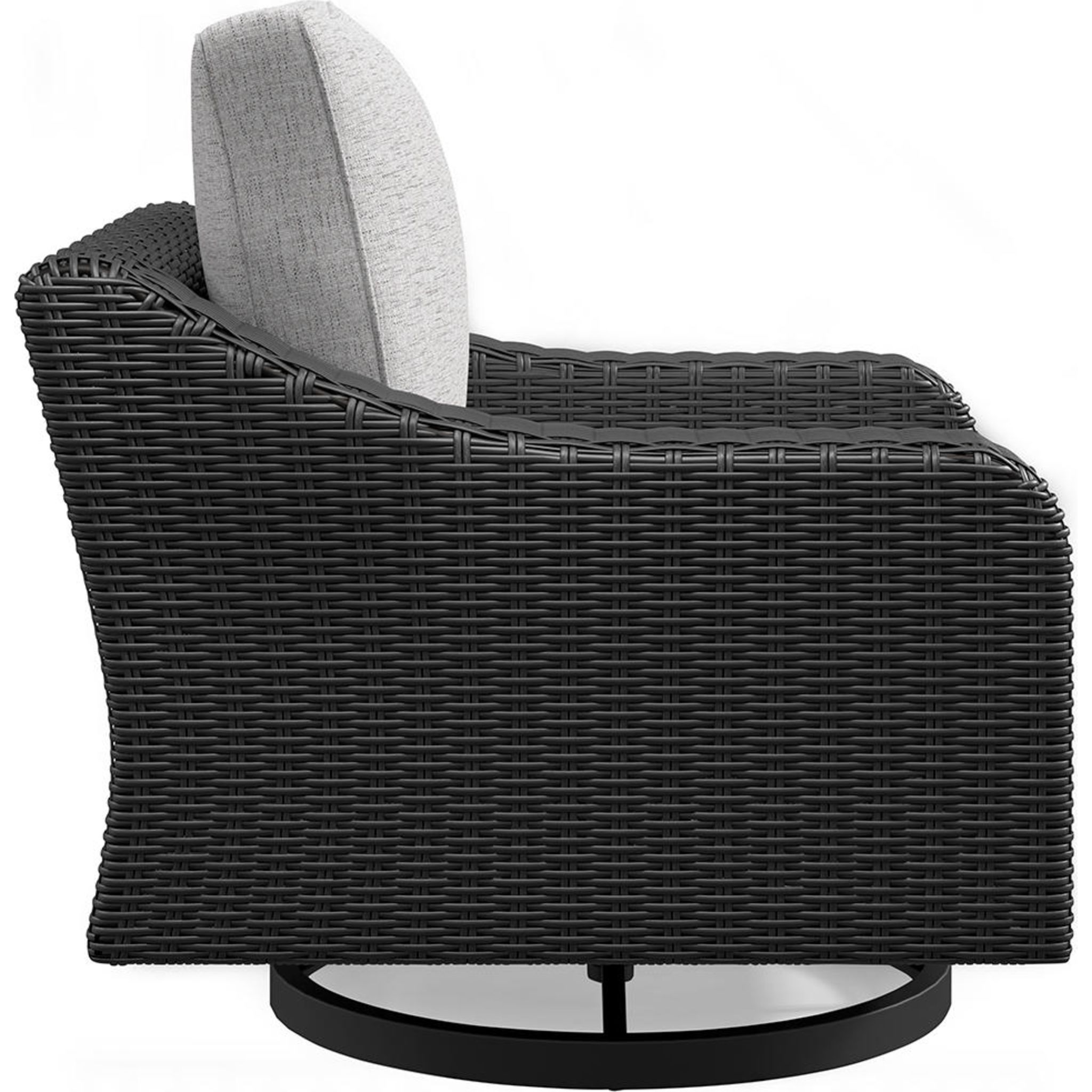 Beachcroft Outdoor Swivel Lounge Chair with Cushion - Gallery Image 5