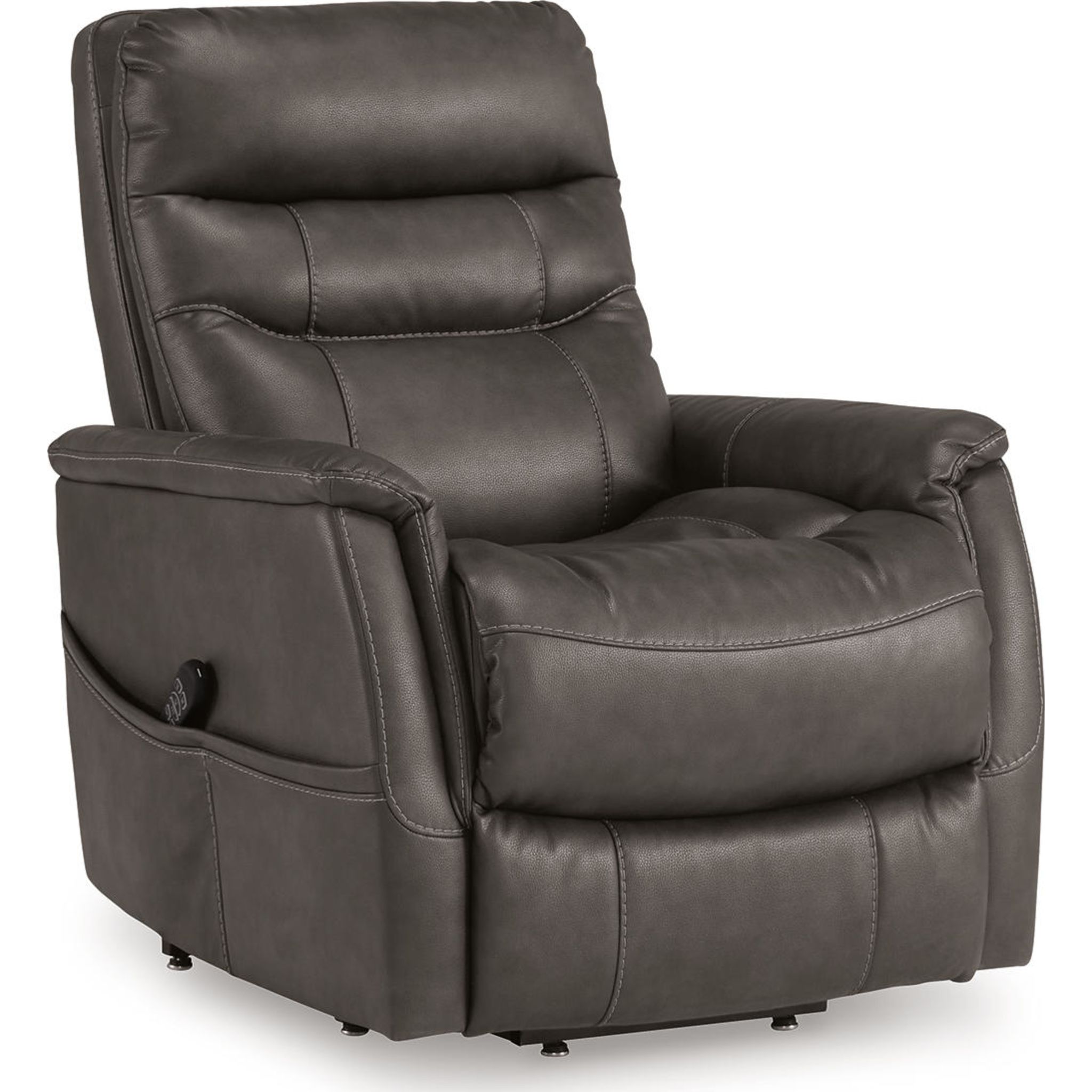 Strawbill Power Lift Recliner - Shadow - Gallery Image 1