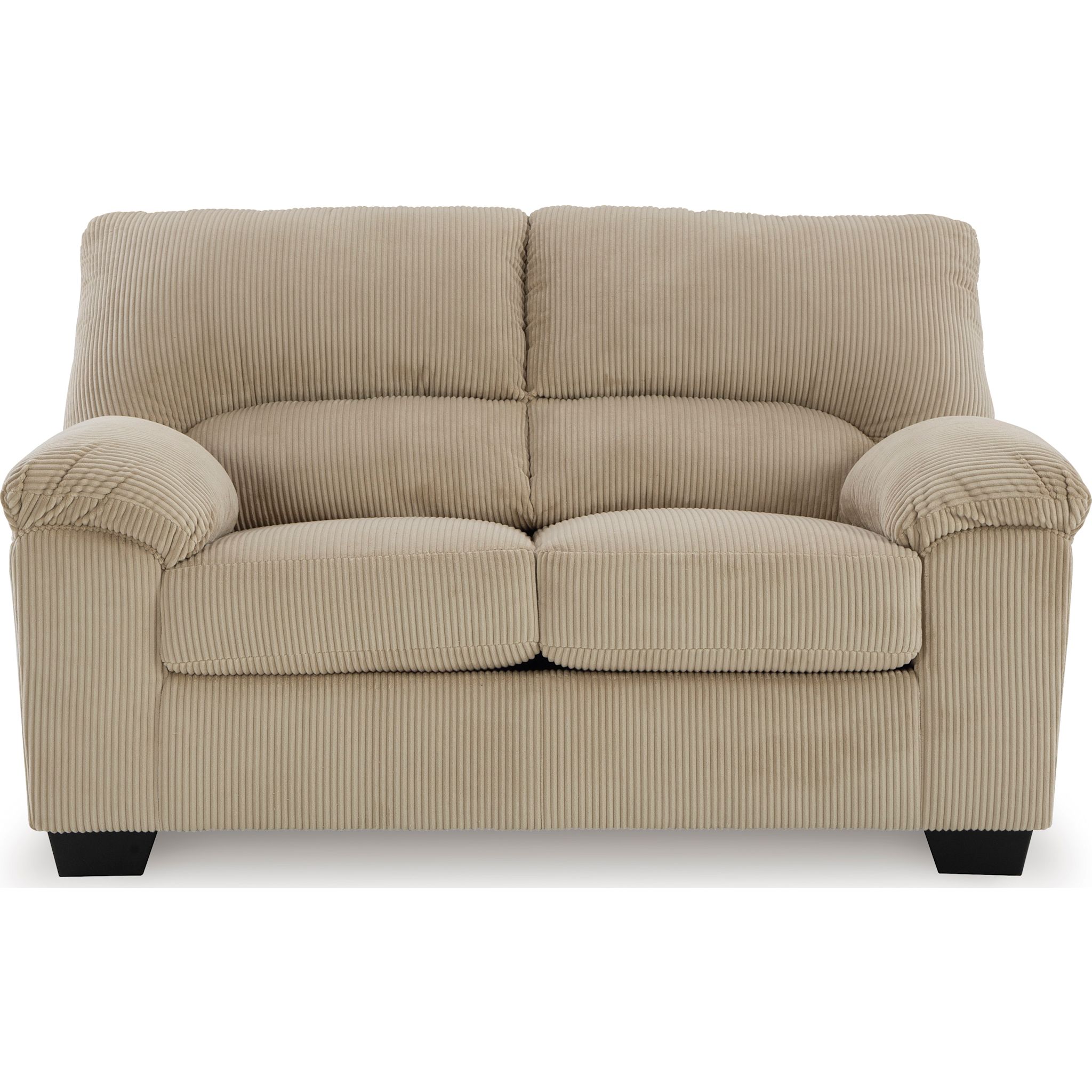 SimpleJoy Loveseat - Sand - Gallery Image 2