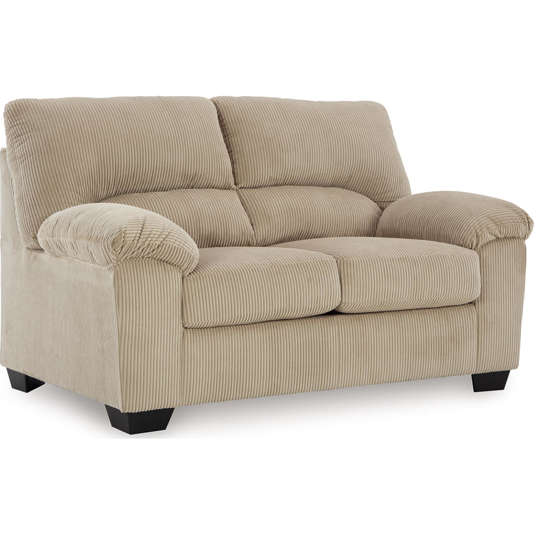 SimpleJoy Loveseat - Sand - Gallery Image 1