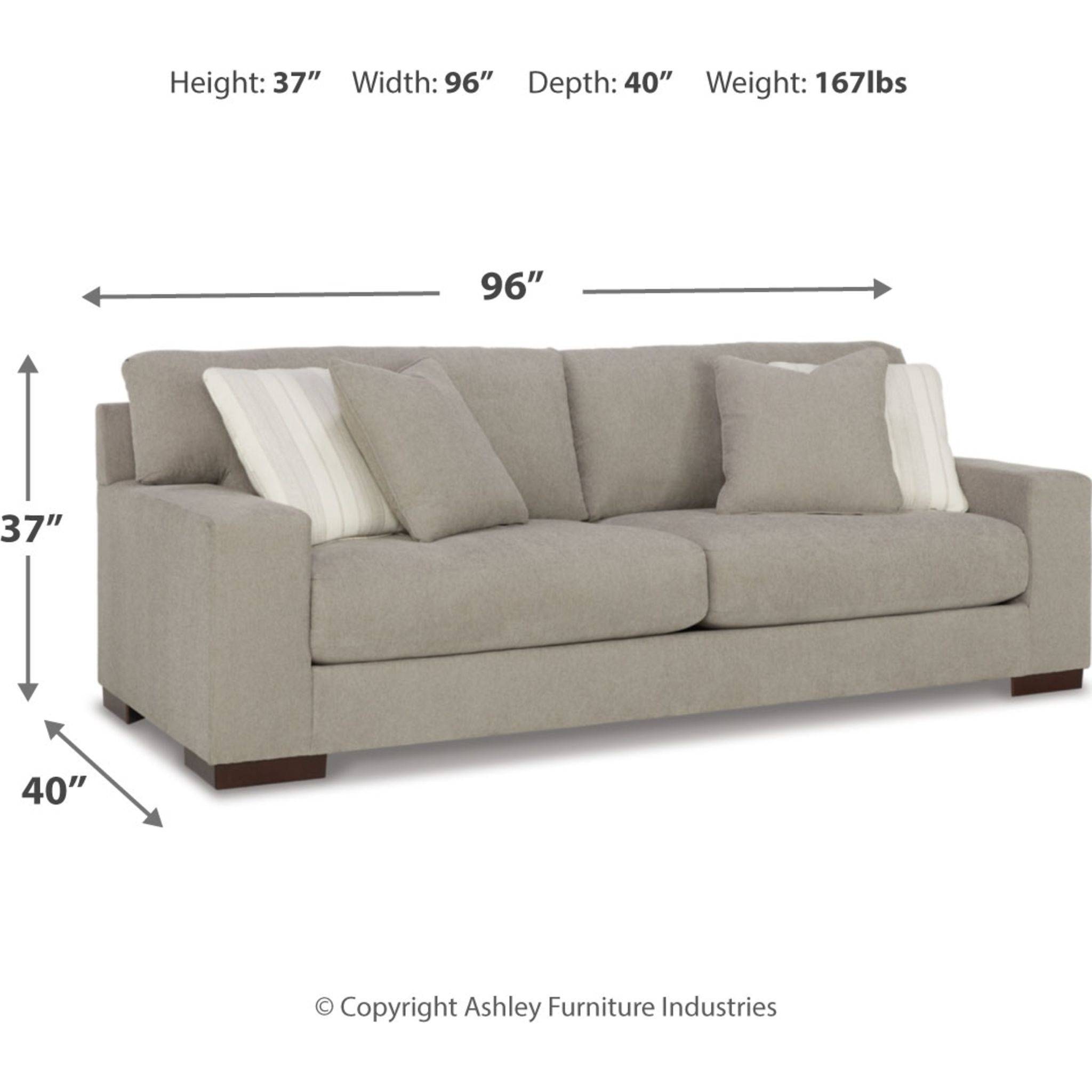 Maggie Sofa - Flax - Gallery Image 6