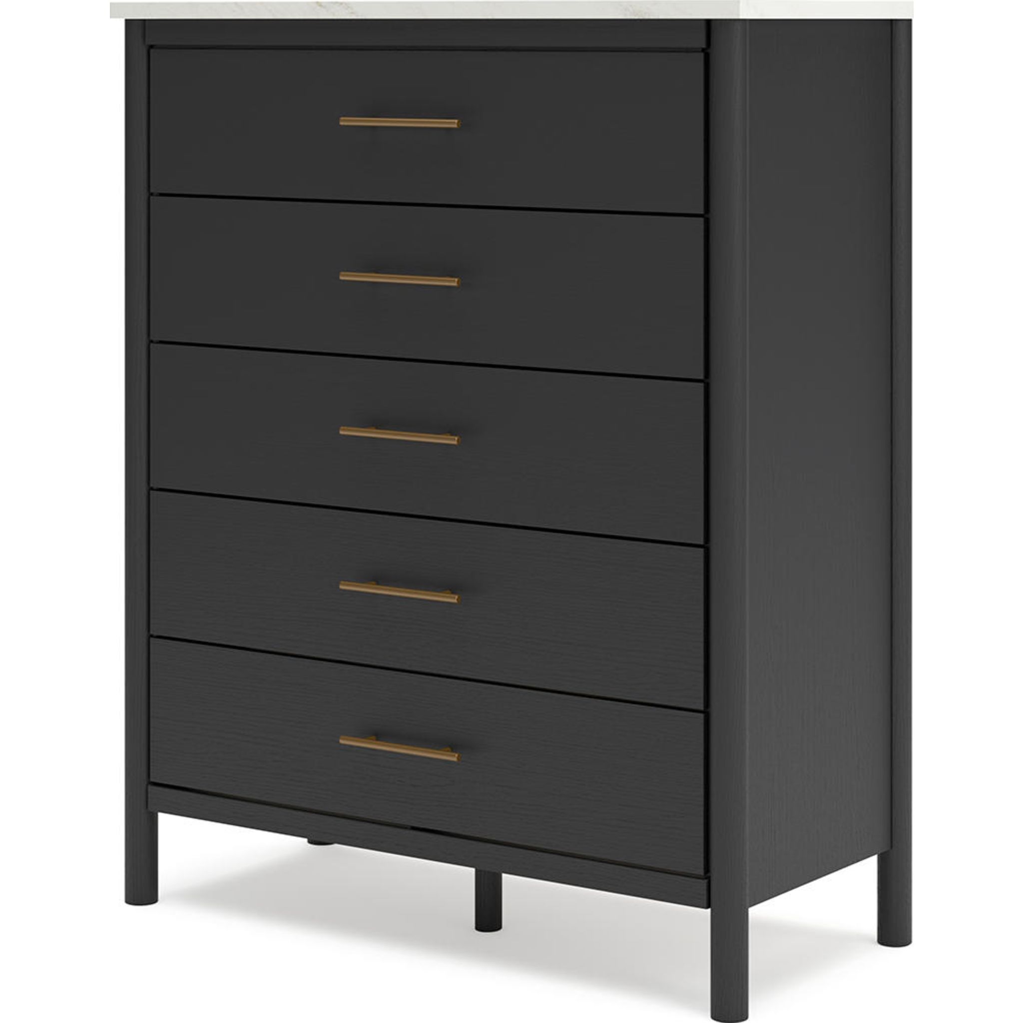 Cadmori Chest - Black/White - Gallery Image 6