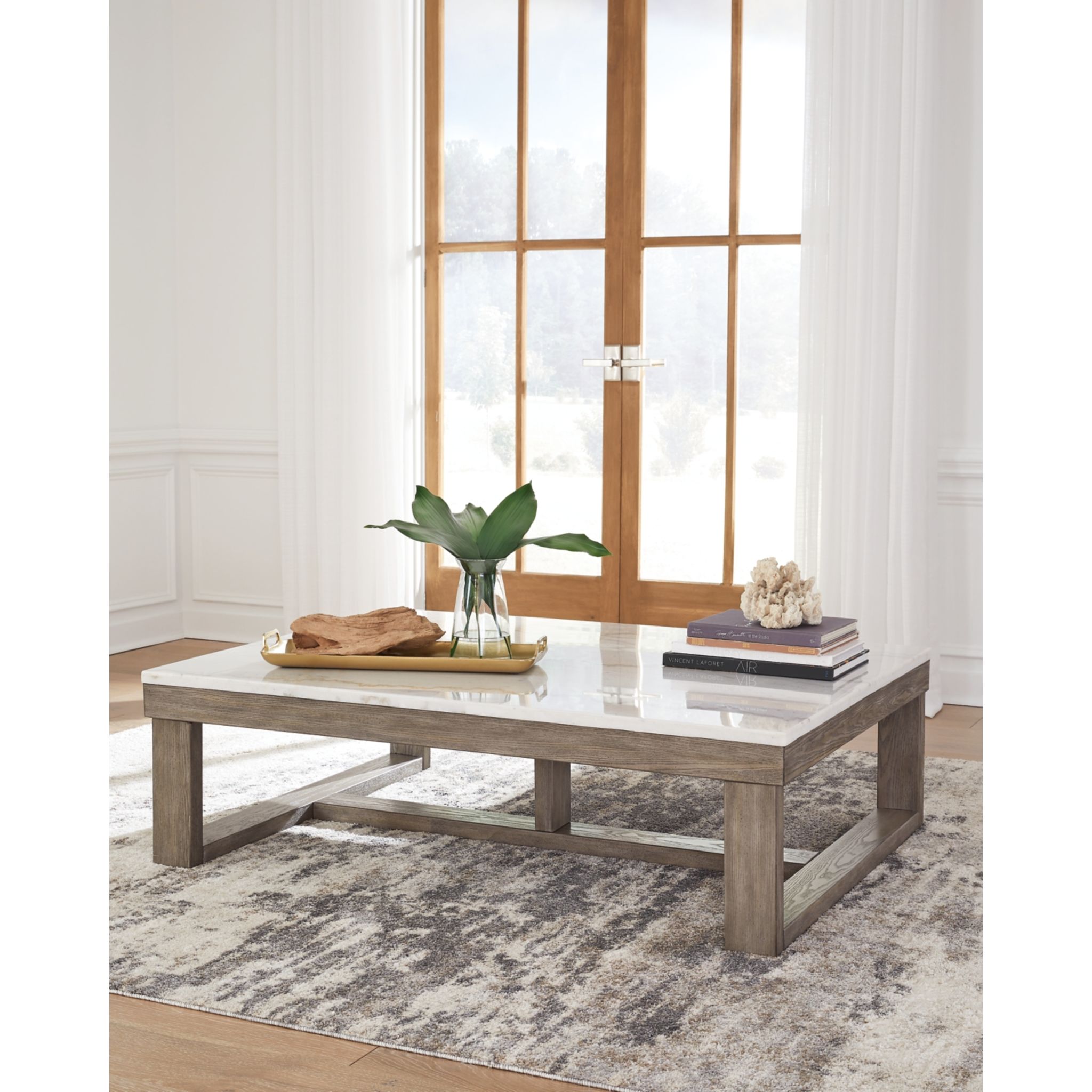 Loyaska Rectangle Coffee Table - Gallery Image 1