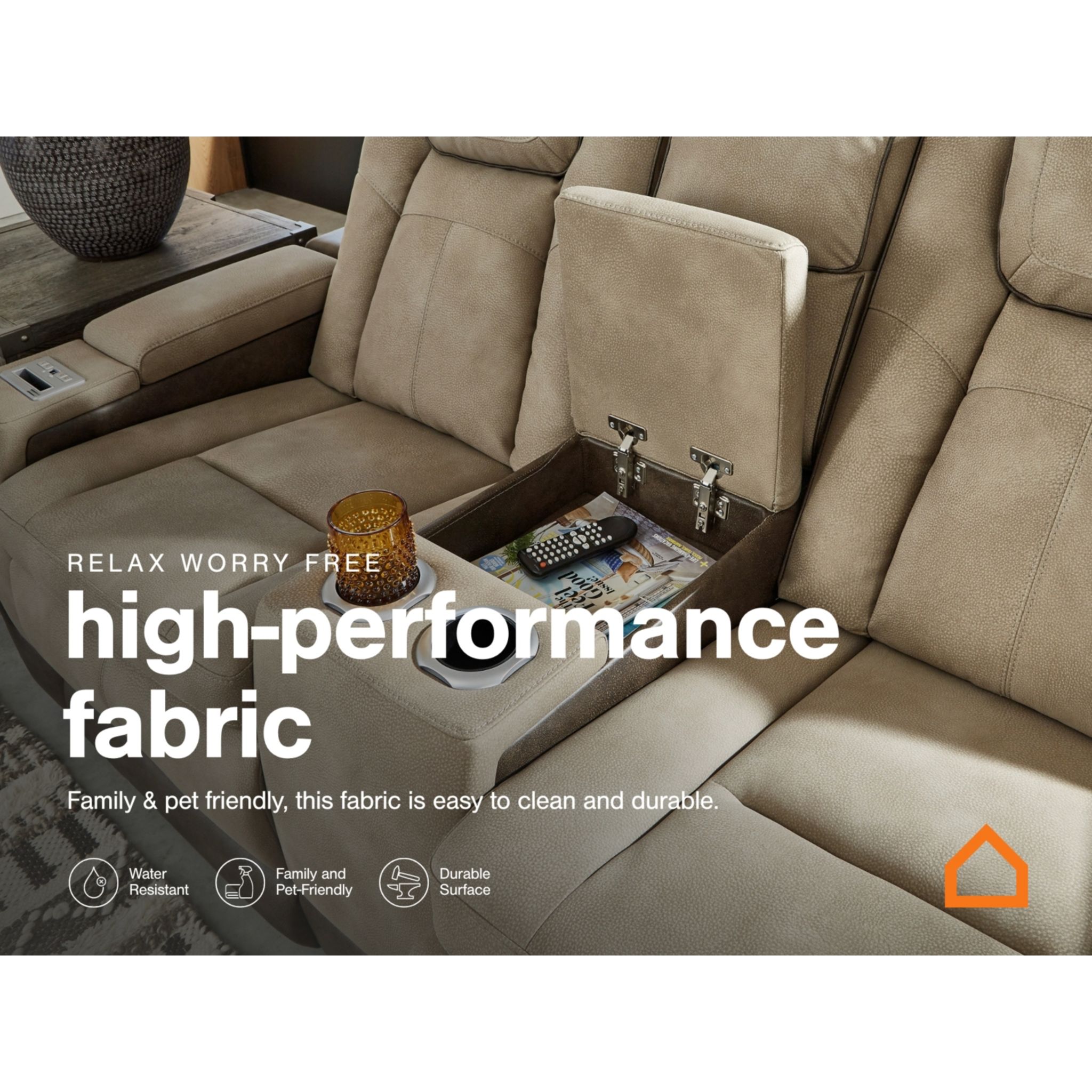 Next-Gen Durapella Reclining Loveseat with Power - Gallery Image 11