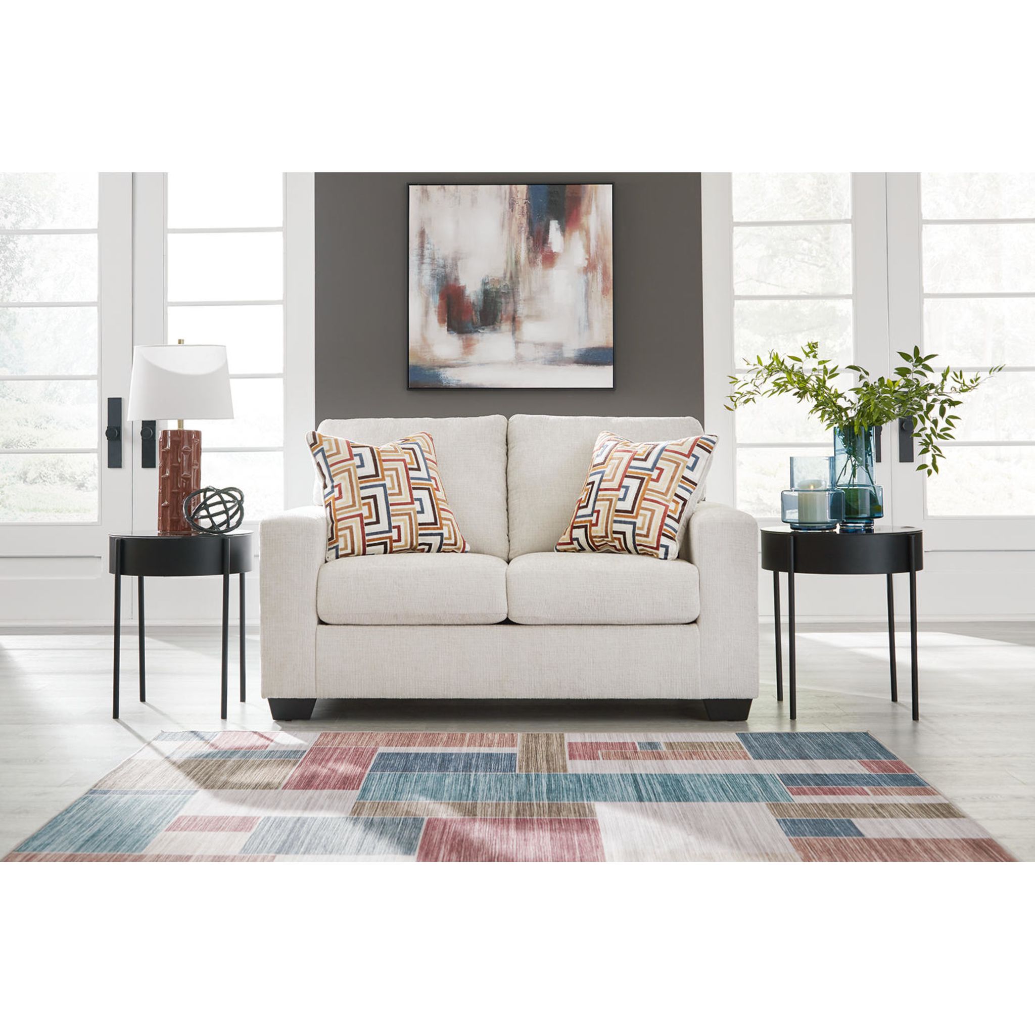 Aviemore Loveseat - Stone - Gallery Image 3