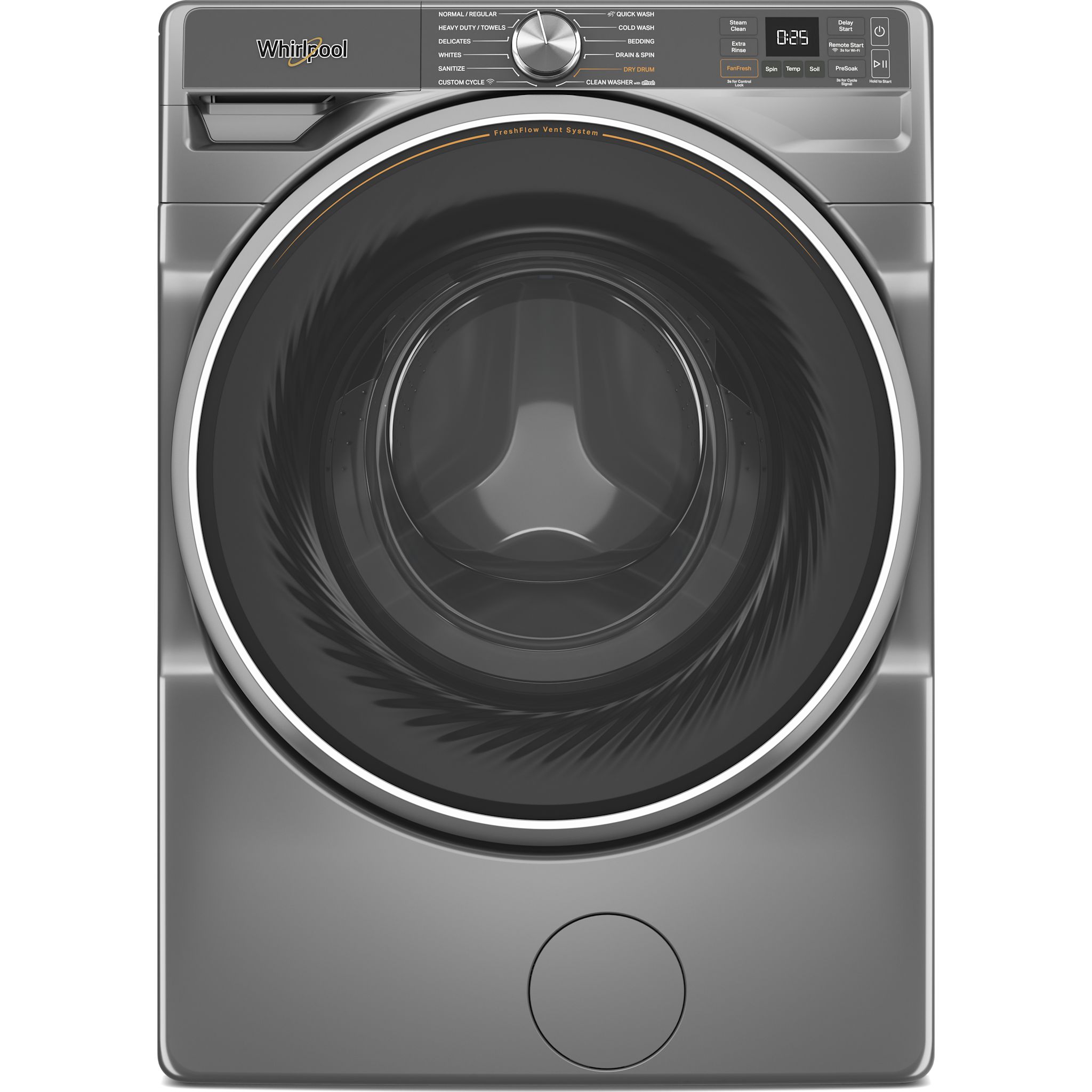Whirlpool Front Load Pair (WHL1479607K) - Chrome Shadow
