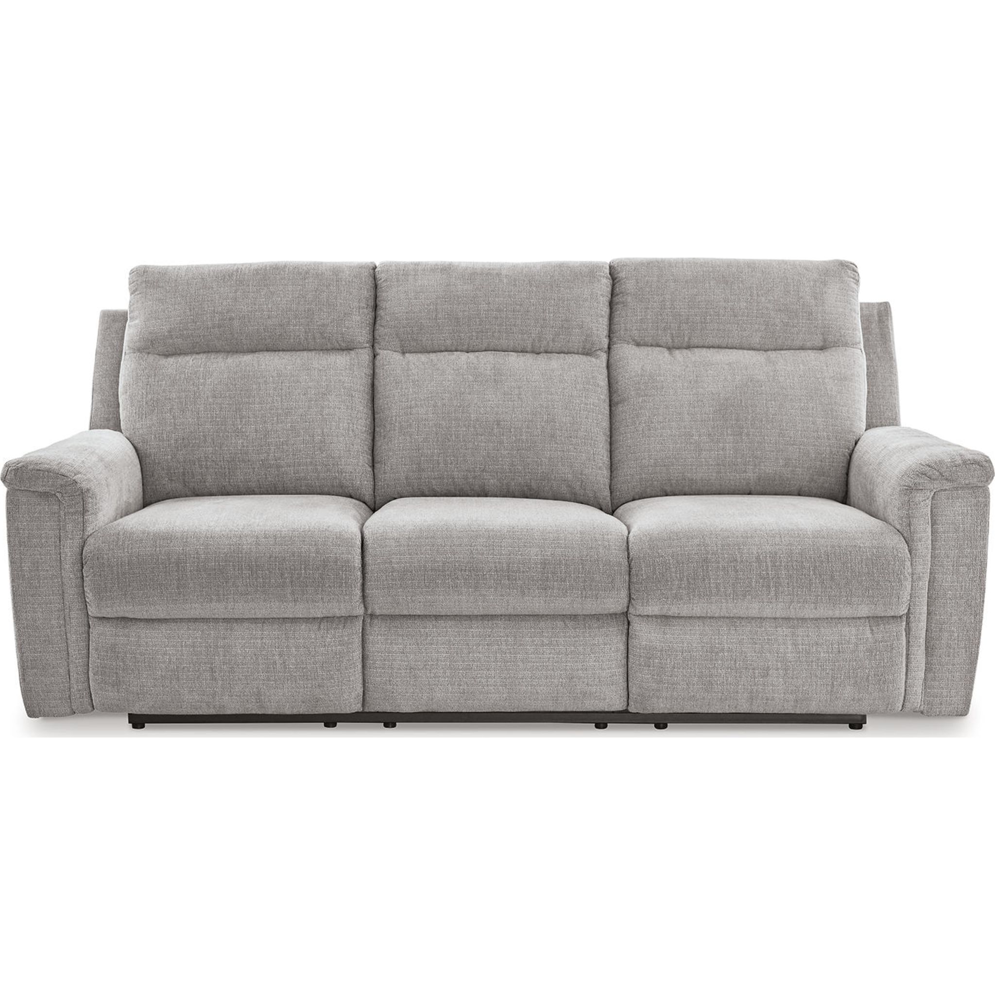 Barnsana Reclining Sofa with Power - Gravel - Gallery Image 2