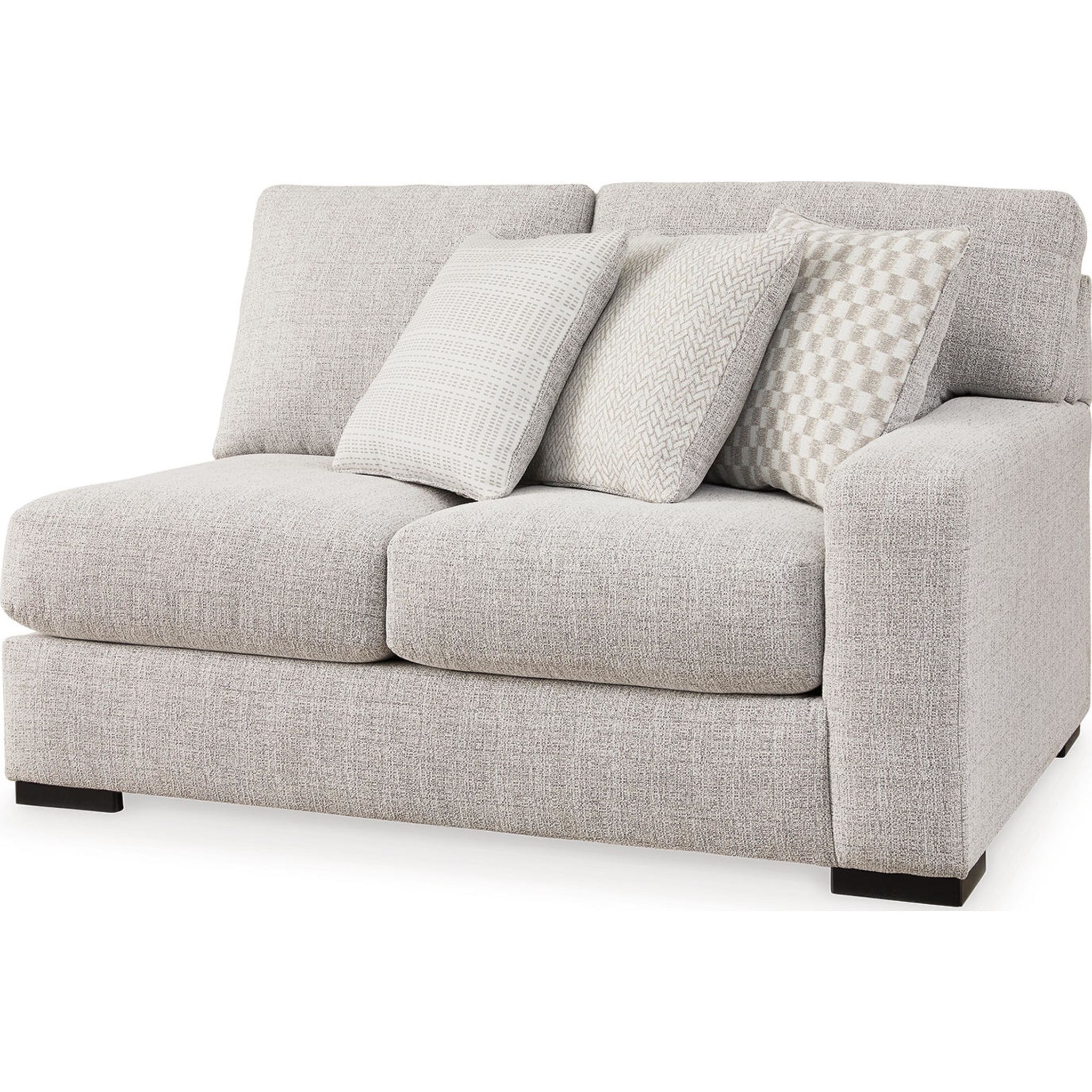 Larce-Exclusive 4 Piece Sectional - Stone/Reversible - Gallery Image 4
